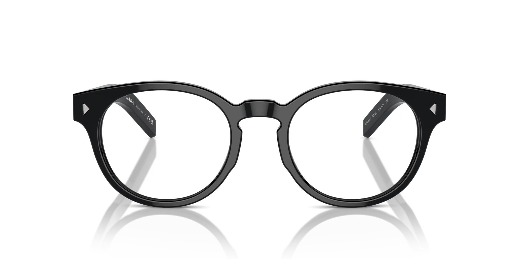 Prada PR A14V 16K1O1 Montature da vista Acetato Nero Pantos Normale - immagine 3
