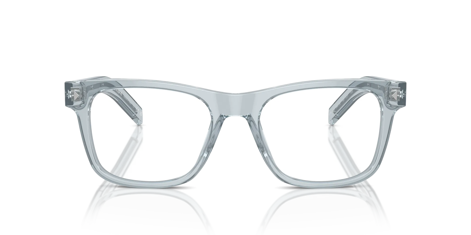 Prada PR A13V 19T1O1 Montature da vista Acetato Blu Pillow Normale - immagine 3