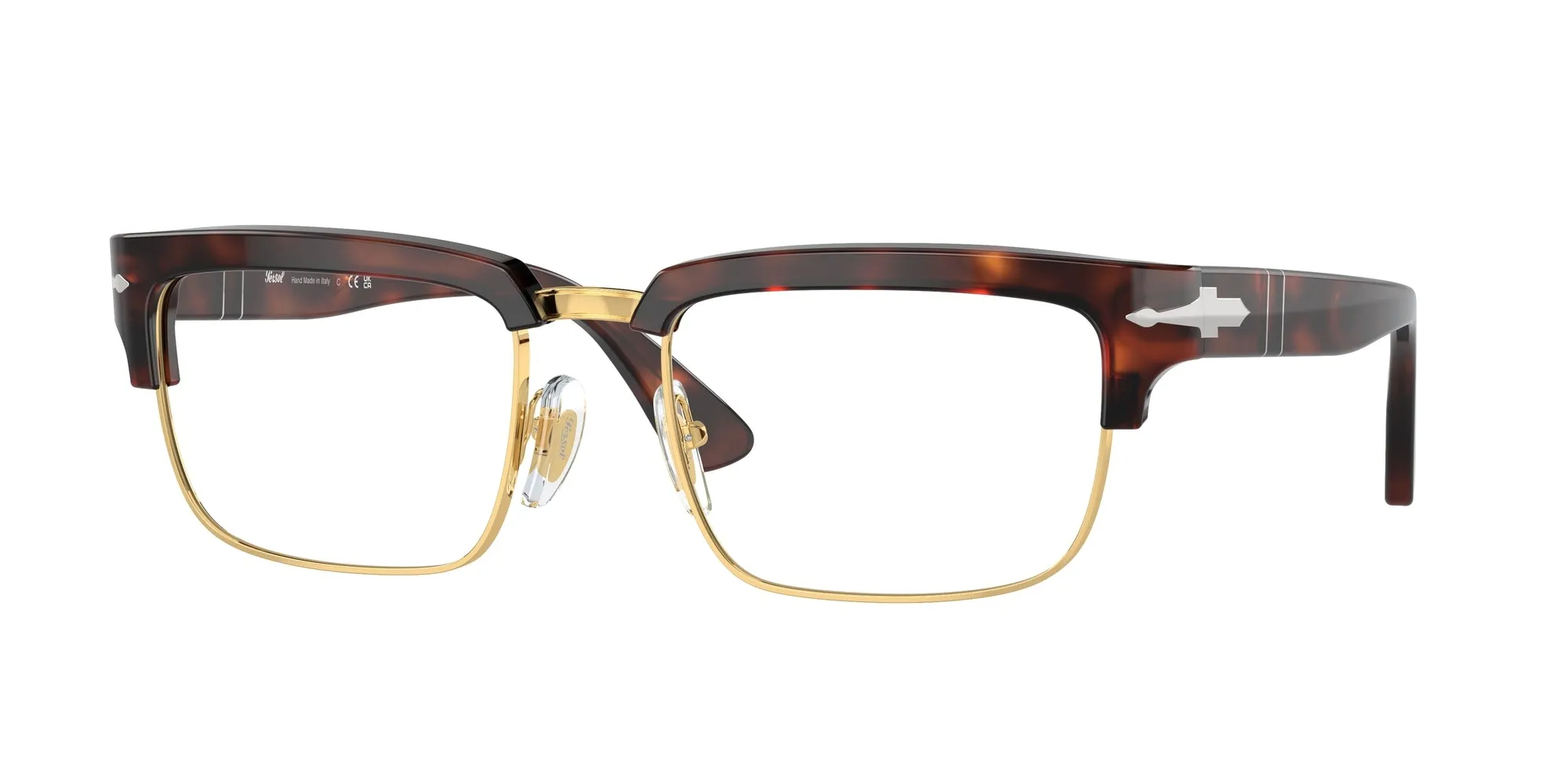 Persol PO3354V 24 Montature da vista Acetato Tartaruga Trasparente Squadrata Normale - immagine 1