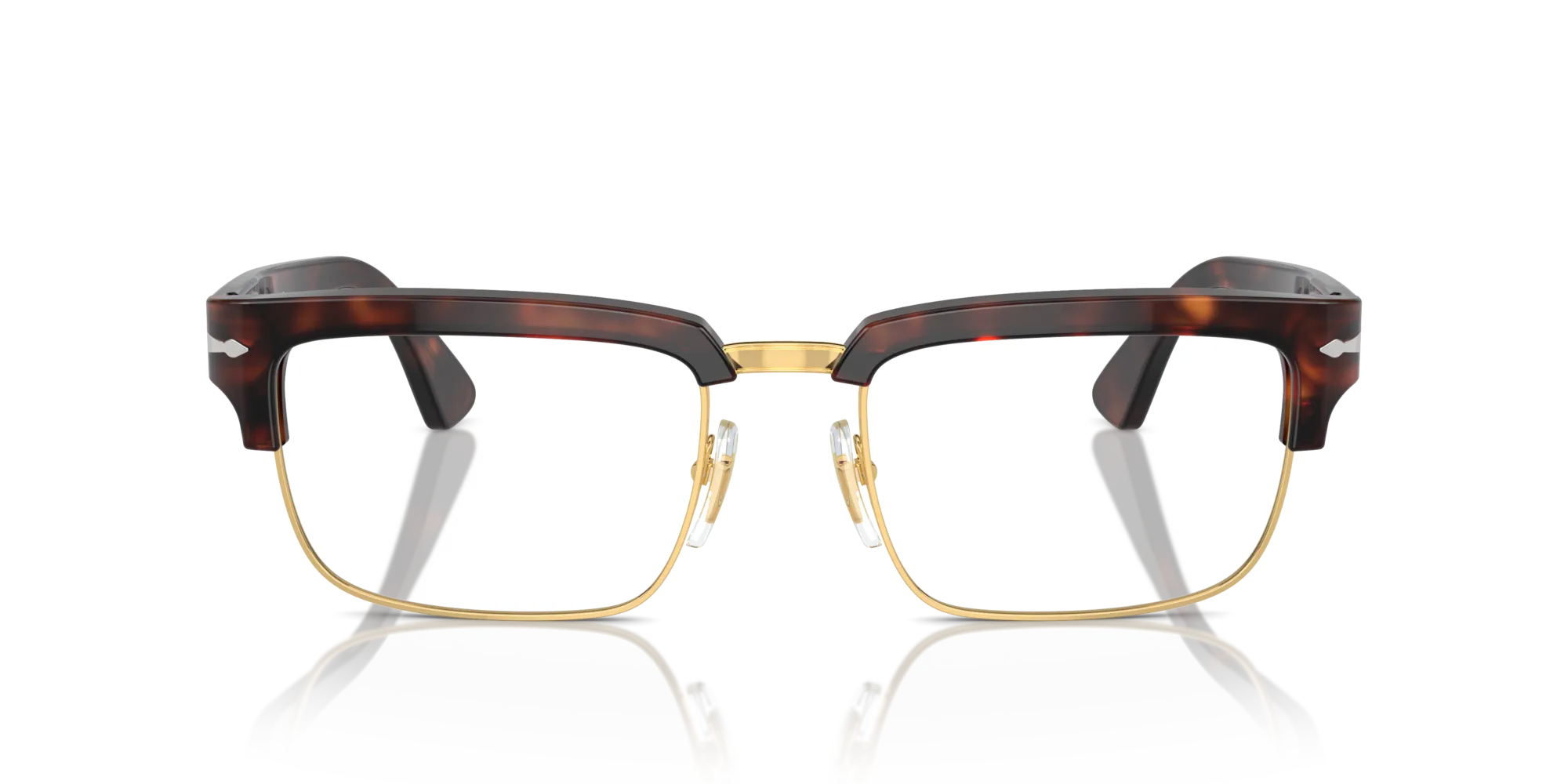 Persol PO3354V 24 Montature da vista Acetato Tartaruga Trasparente Squadrata Normale - immagine 3