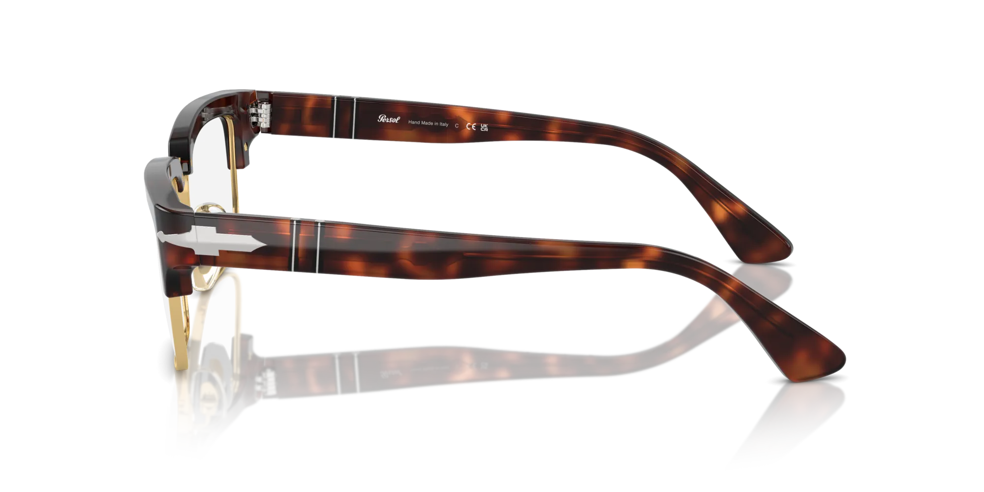 Persol PO3354V 24 Montature da vista Acetato Tartaruga Trasparente Squadrata Normale - immagine 4