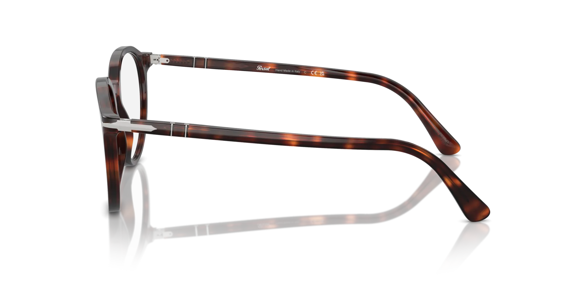 Persol PO3353V 24 Montature da vista Acetato Tartaruga Trasparente Pantos Normale - immagine 4