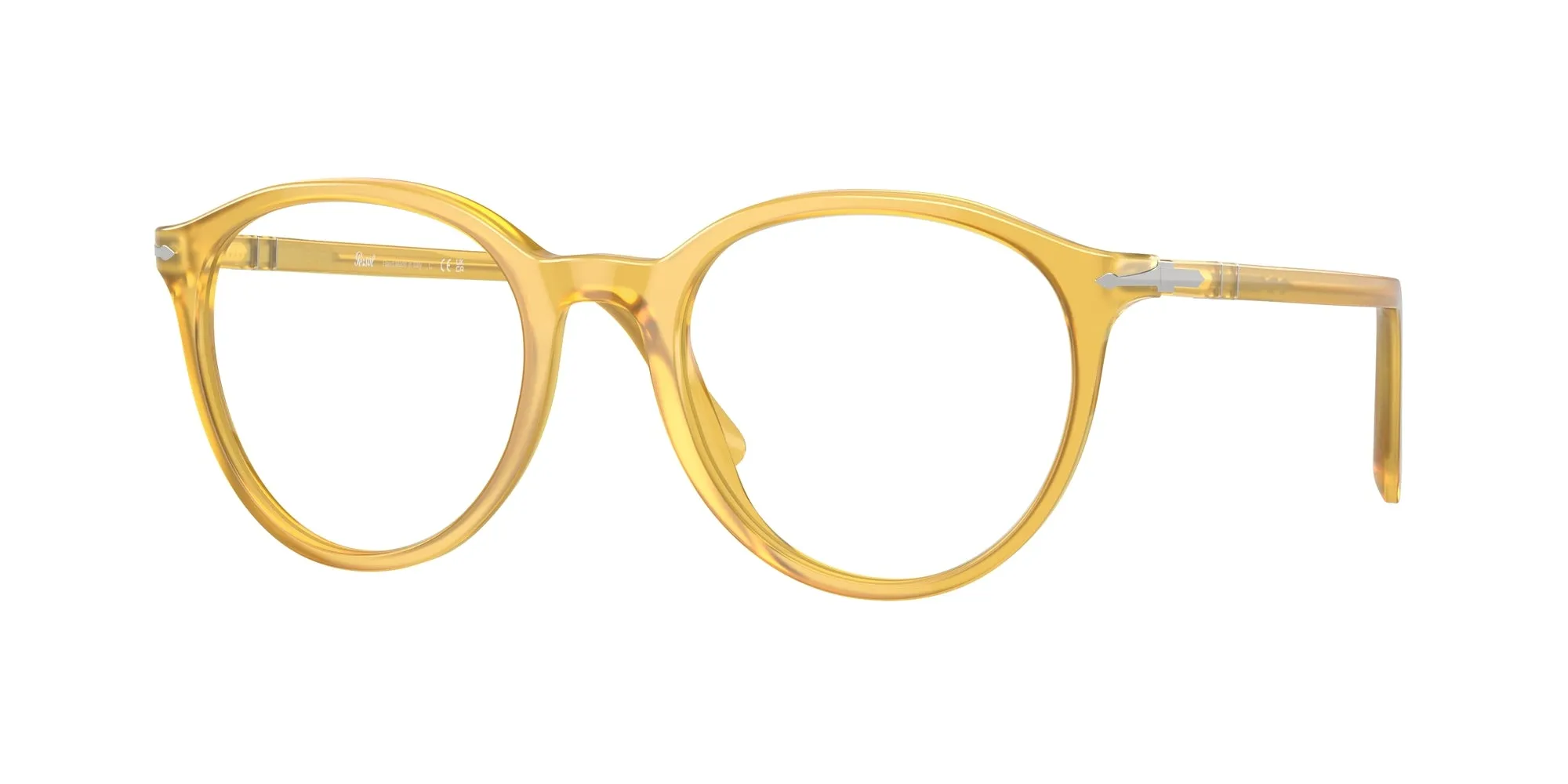 Persol PO3353V 204 Montature da vista Acetato Giallo Trasparente Pantos Normale - immagine 1
