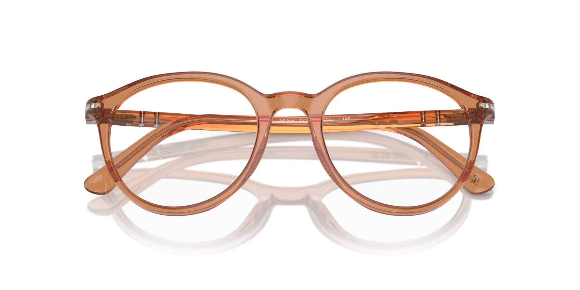 Persol PO3353V 1213 Montature da vista Acetato Marrone Pantos Normale - immagine 2