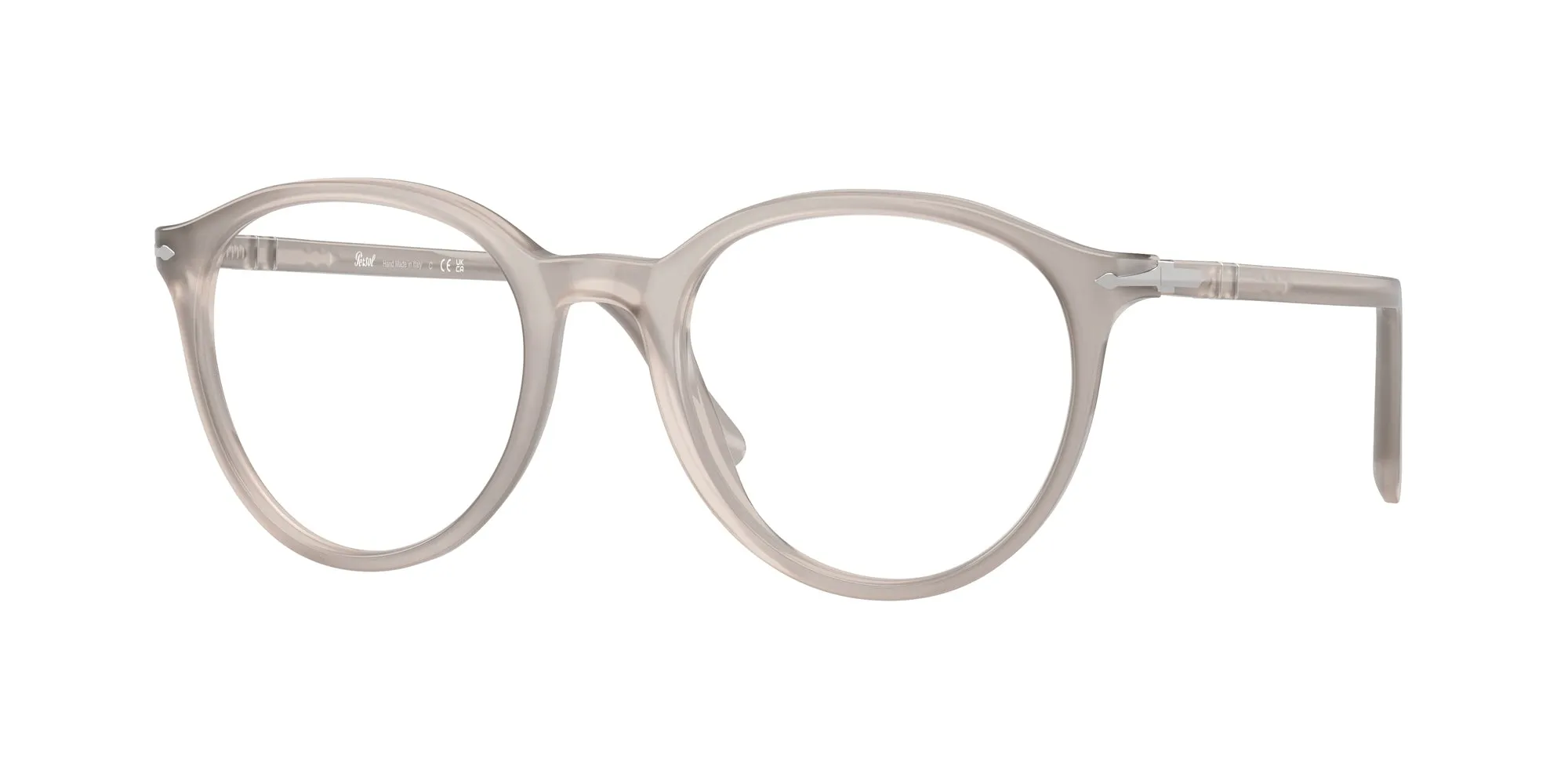 Persol PO3353V 1203 Montature da vista Acetato Grigio Trasparente Pantos Normale - immagine 1