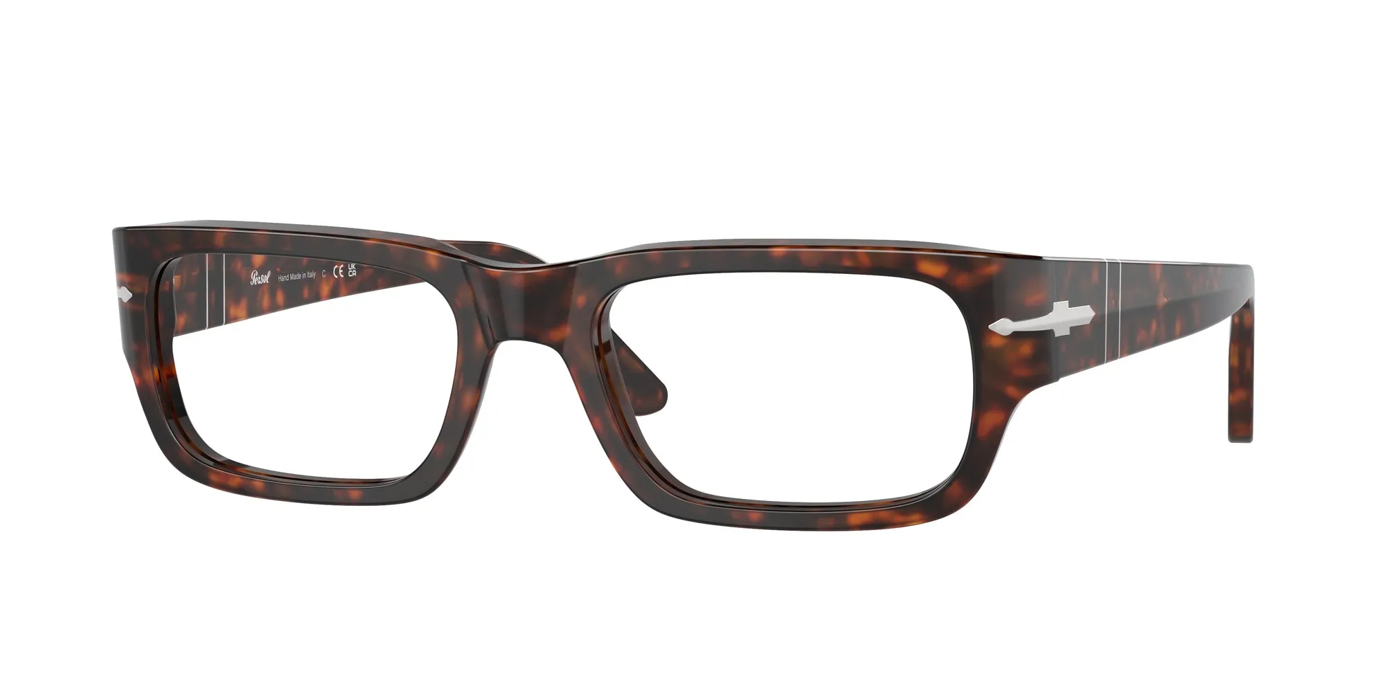 Persol PO3347V 24 Montature da vista Acetato Tartaruga Trasparente Squadrata Normale - immagine 1