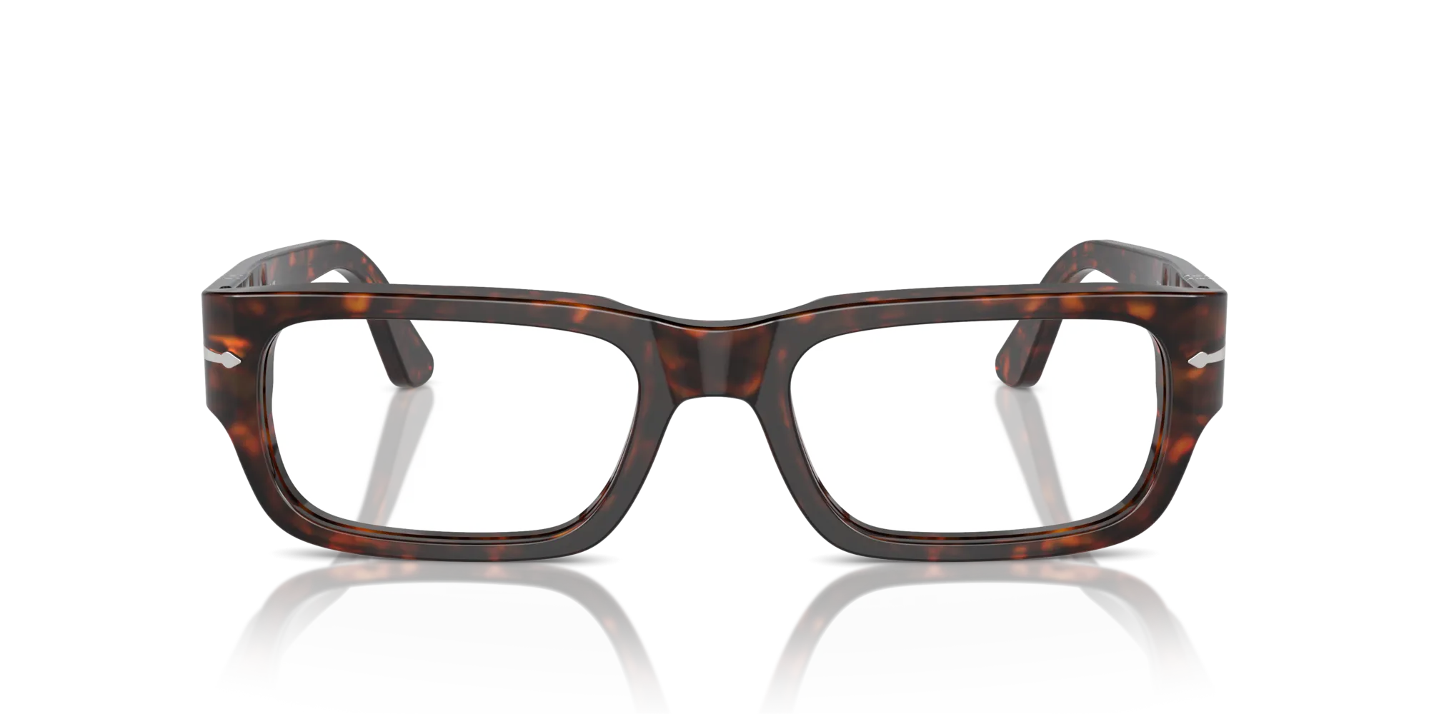 Persol PO3347V 24 Montature da vista Acetato Tartaruga Trasparente Squadrata Normale - immagine 3