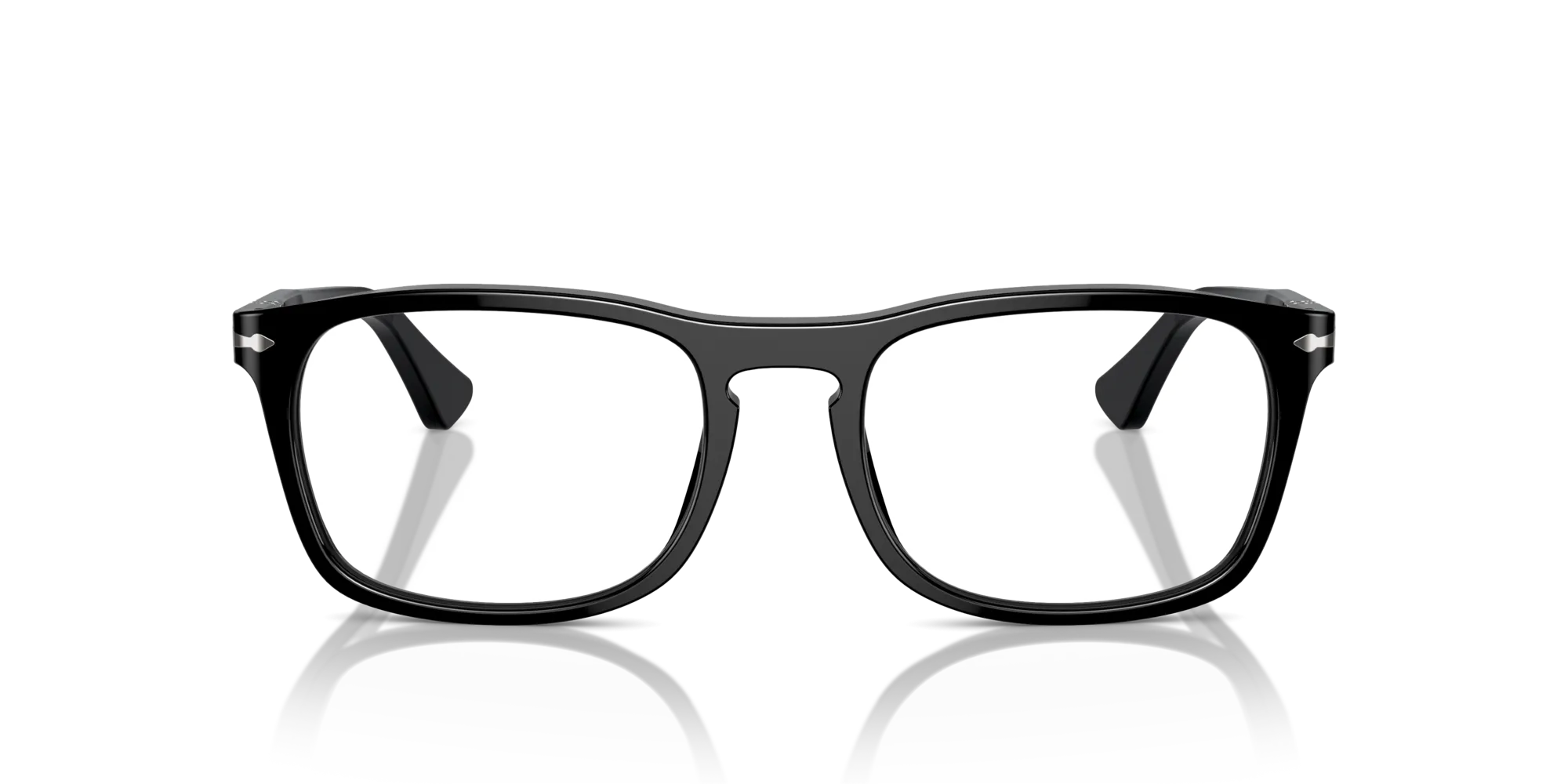 Persol PO3344V 95 Montature da vista Acetato Nero Trasparente Pillow Normale - immagine 3