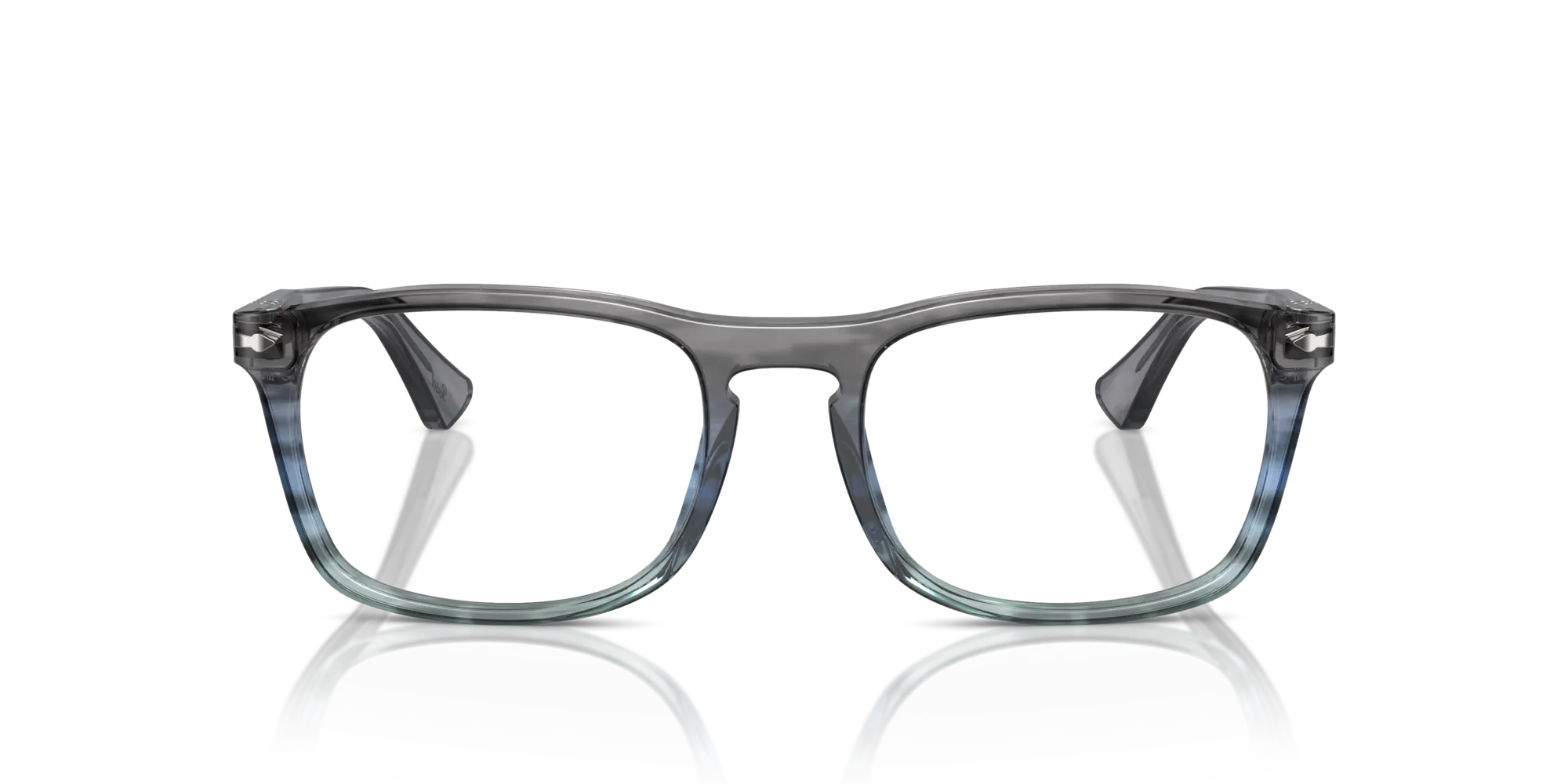 Persol PO3344V 1205 Montature da vista Acetato Grigio Trasparente Pillow Normale - immagine 3