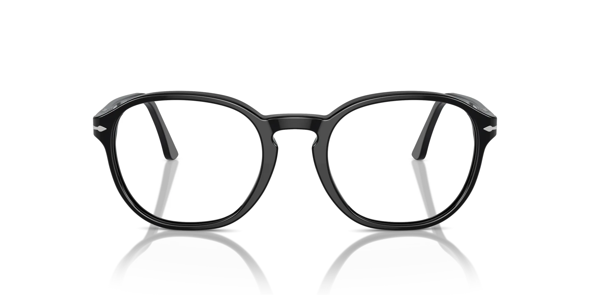 Persol PO3343V 95 Montature da vista Acetato Nero Trasparente Pantos Normale - immagine 3