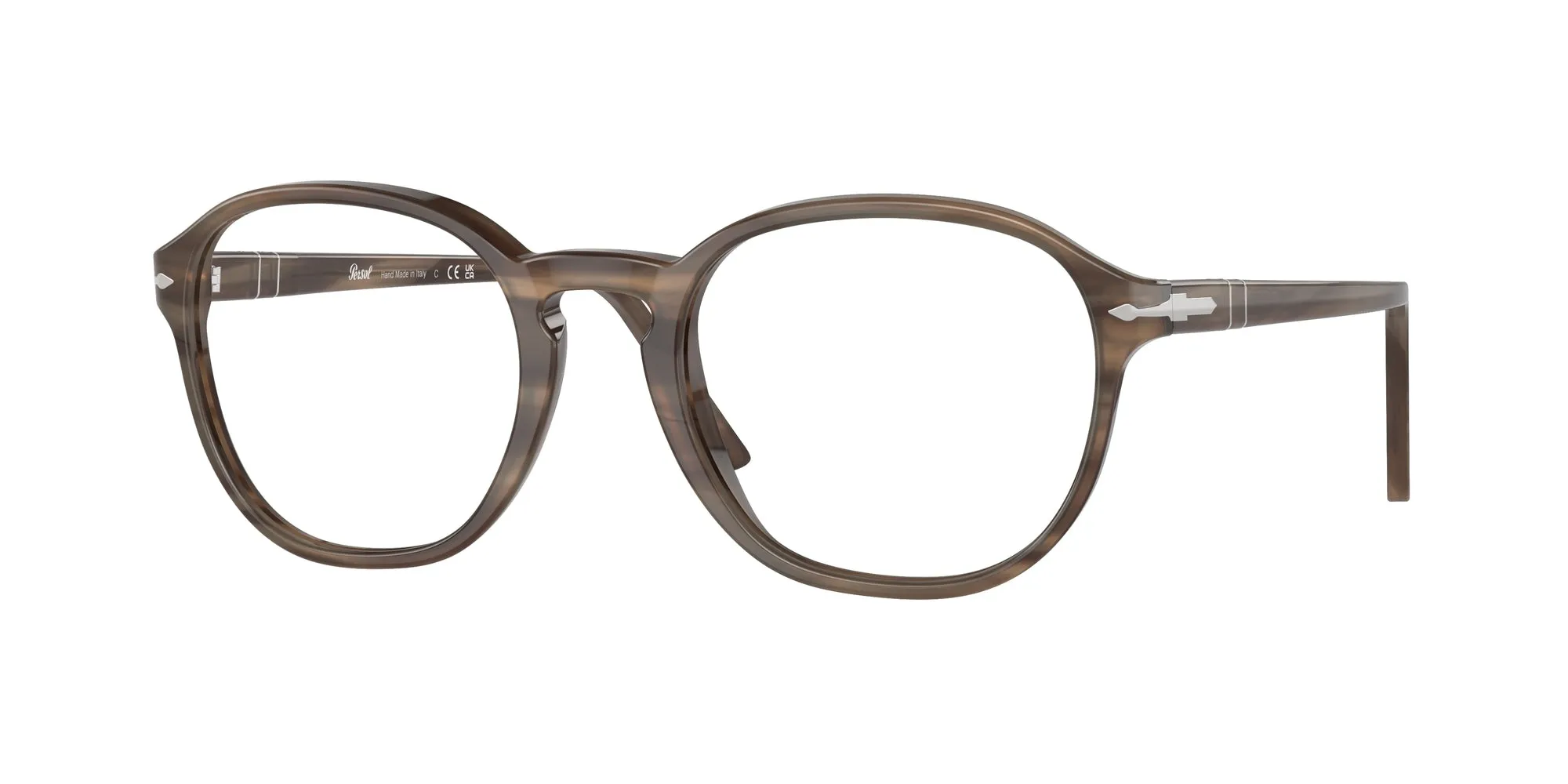 Persol PO3343V 1208 Montature da vista Acetato Tartaruga Trasparente Pantos Normale - immagine 1
