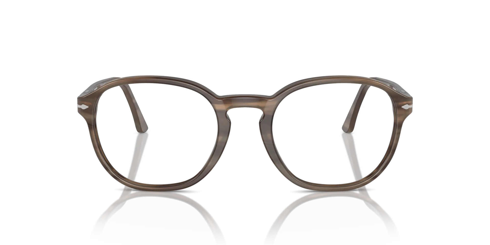Persol PO3343V 1208 Montature da vista Acetato Tartaruga Trasparente Pantos Normale - immagine 3