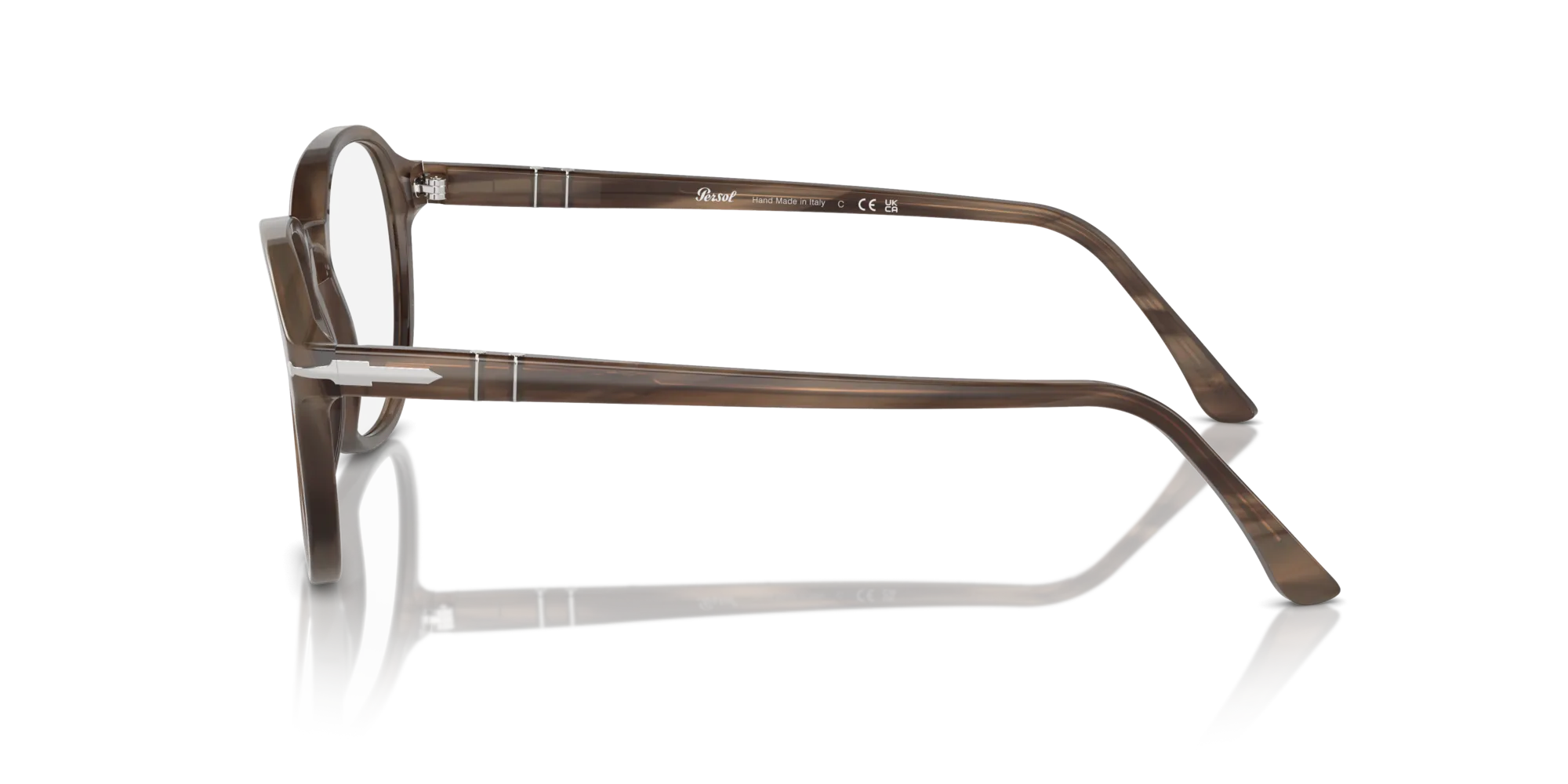 Persol PO3343V 1208 Montature da vista Acetato Tartaruga Trasparente Pantos Normale - immagine 4