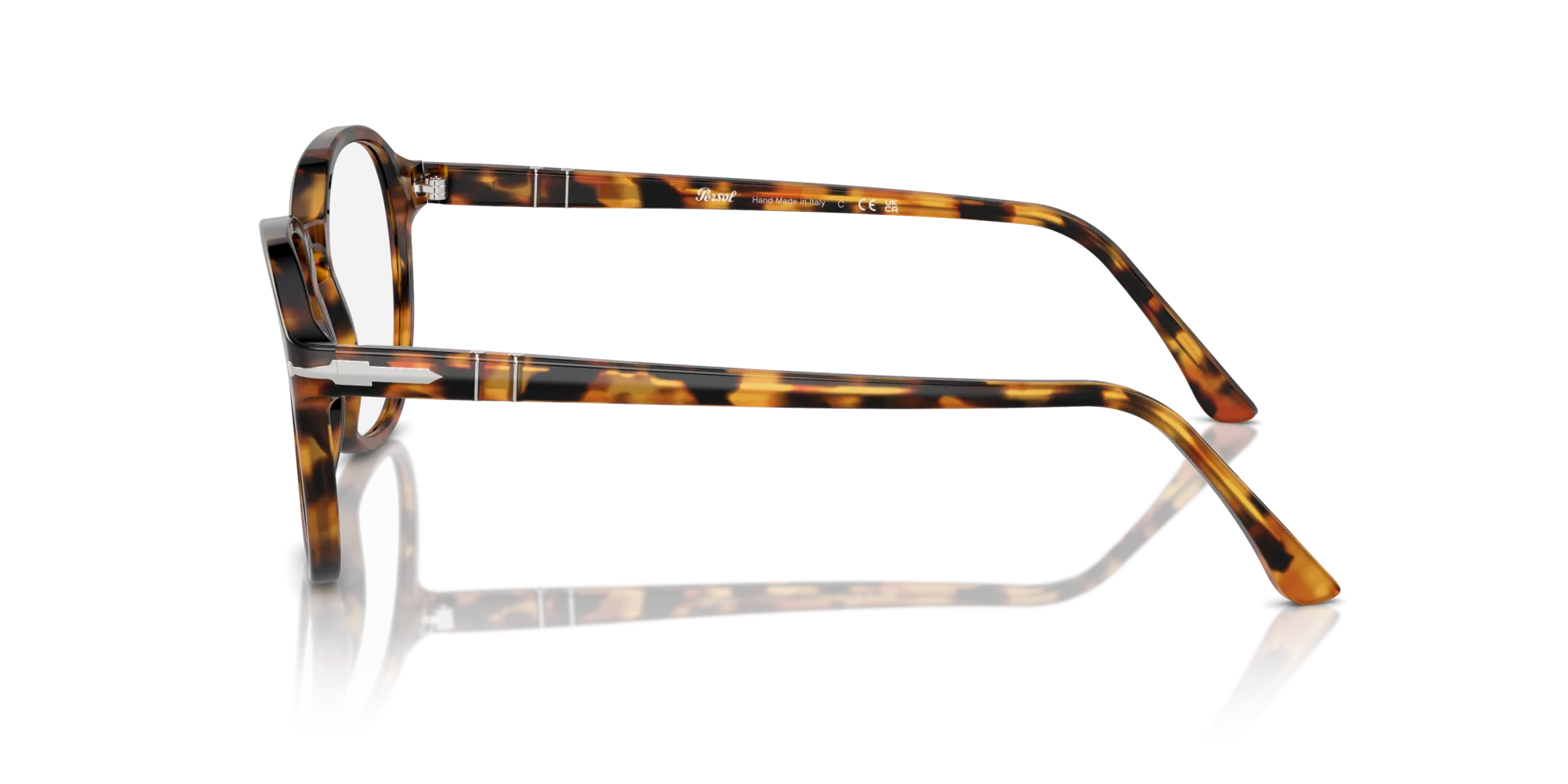 Persol PO3343V 1052 Montature da vista Acetato Tartaruga Trasparente Pantos Normale - immagine 4
