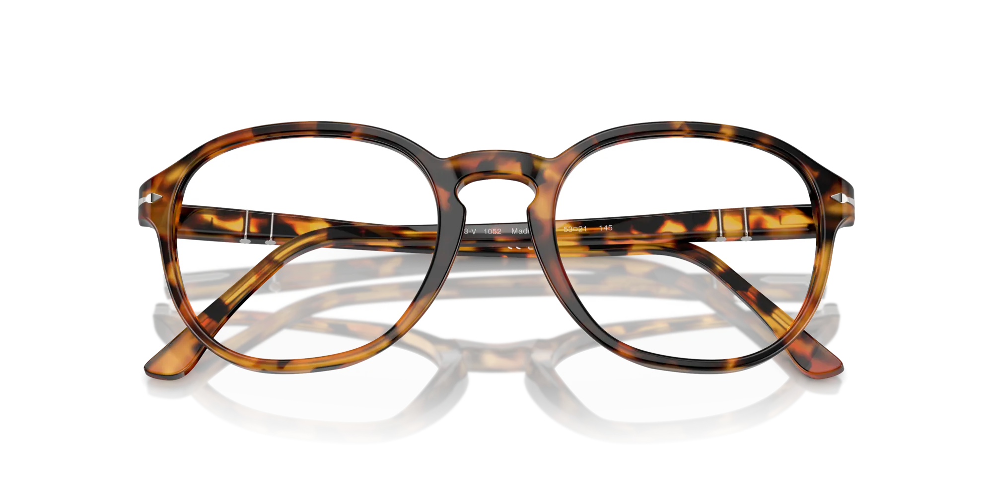 Persol PO3343V 1052 Montature da vista Acetato Tartaruga Trasparente Pantos Normale - immagine 2
