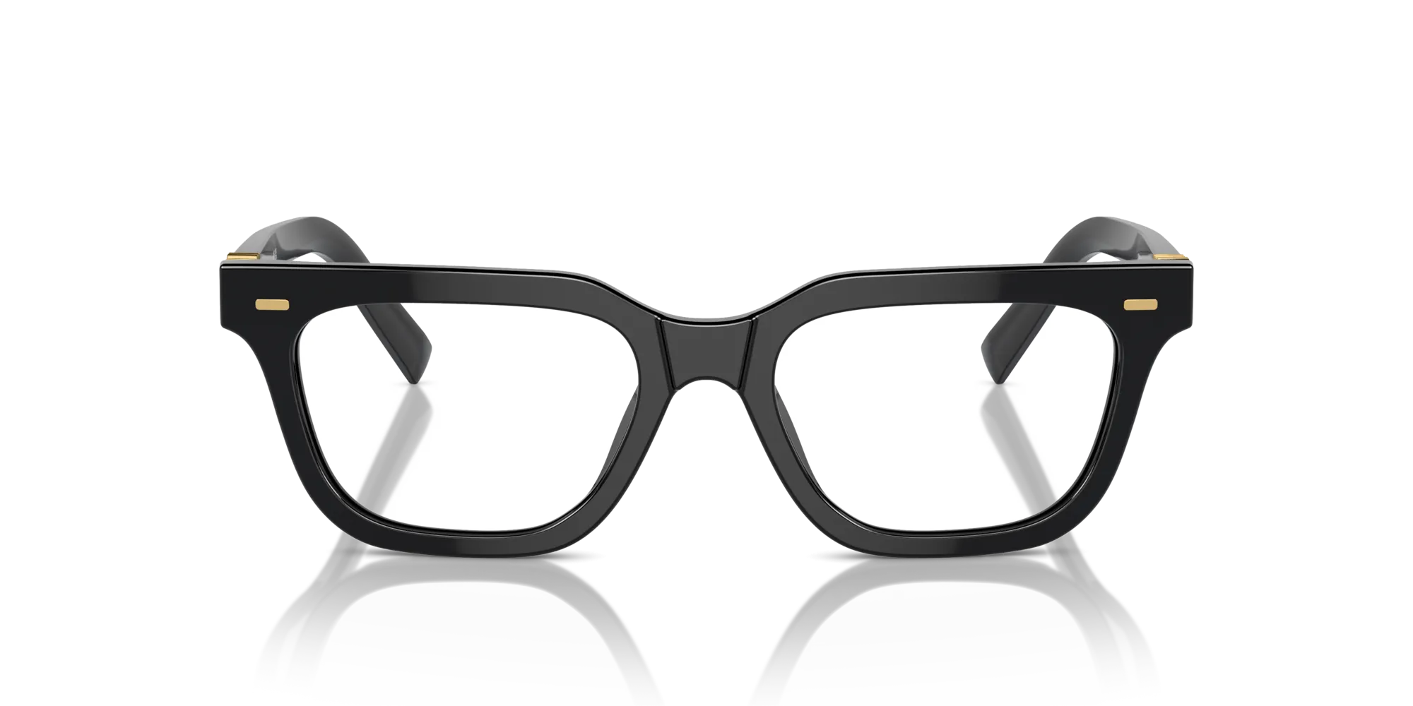 Miu Miu MU 07XV 16K1O1 Montature da vista Acetato Nero Squadrata Normale - immagine 3