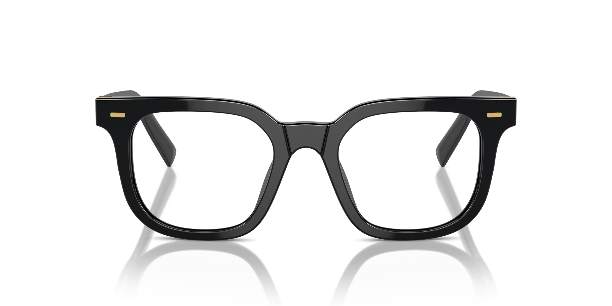 Miu Miu MU 06XV 16K1O1 Montature da vista Acetato Nero Trasparente Squadrata Normale - immagine 3