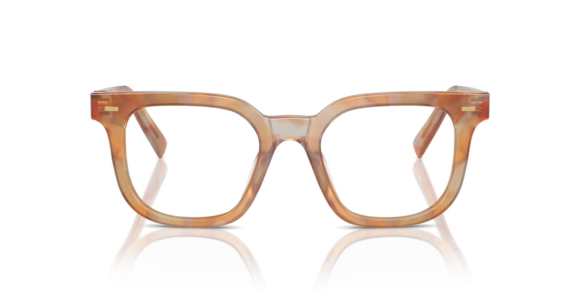 Miu Miu MU 06XV 13U1O1 Montature da vista Acetato Tartaruga Squadrata Normale - immagine 3