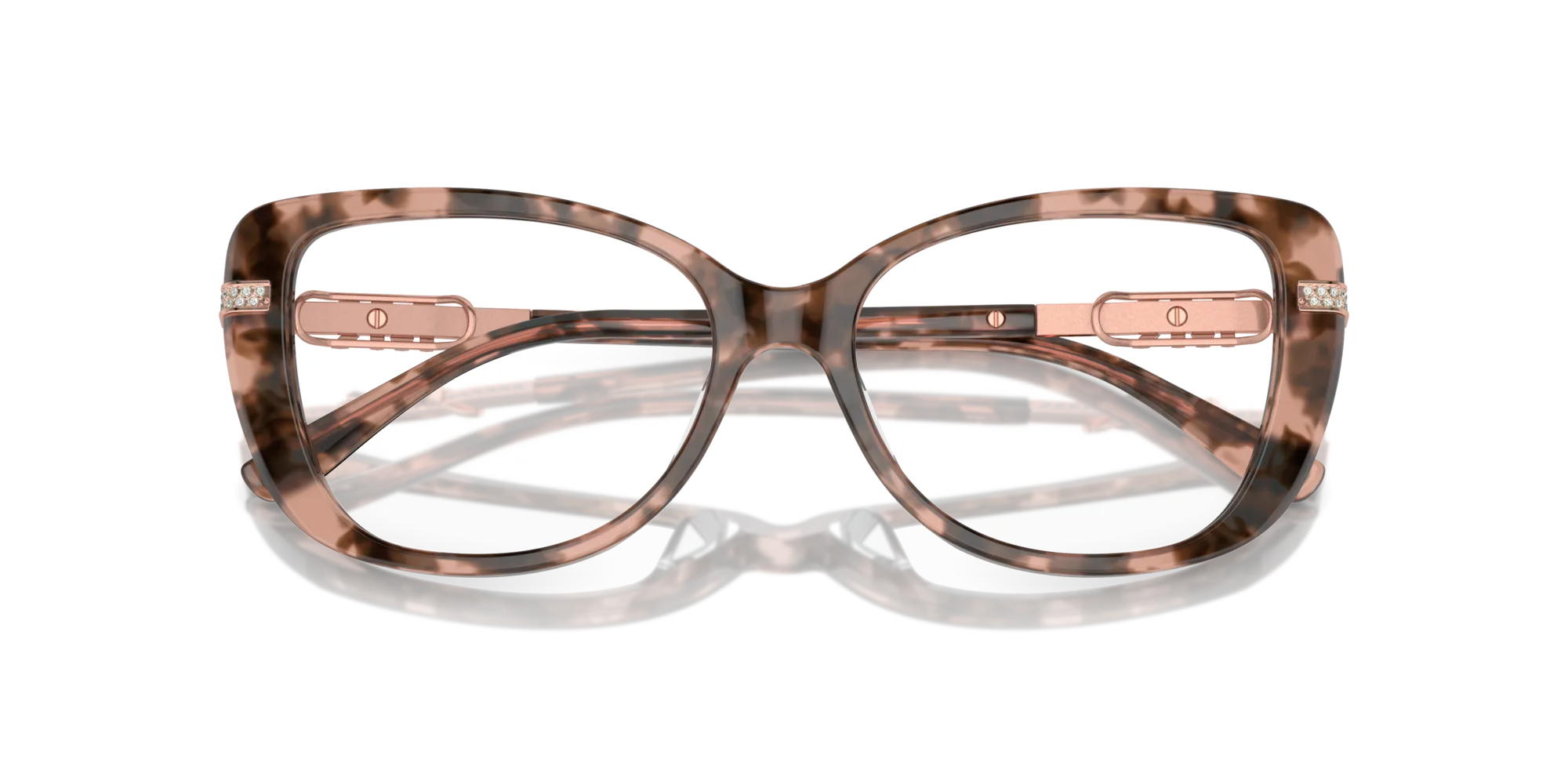 Michael Kors MK4125BU FORMENTERA 3009 Montature da vista Acetato Tartaruga Trasparente Cat Eye Normale - immagine 2