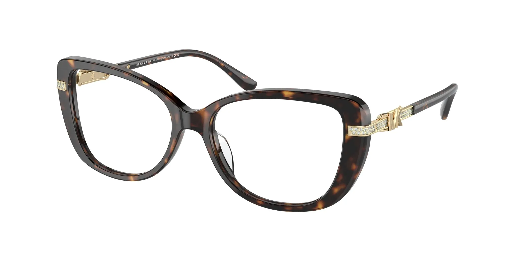 Michael Kors MK4125BU FORMENTERA 3006 Montature da vista Acetato Tartaruga Cat Eye Normale - immagine 1