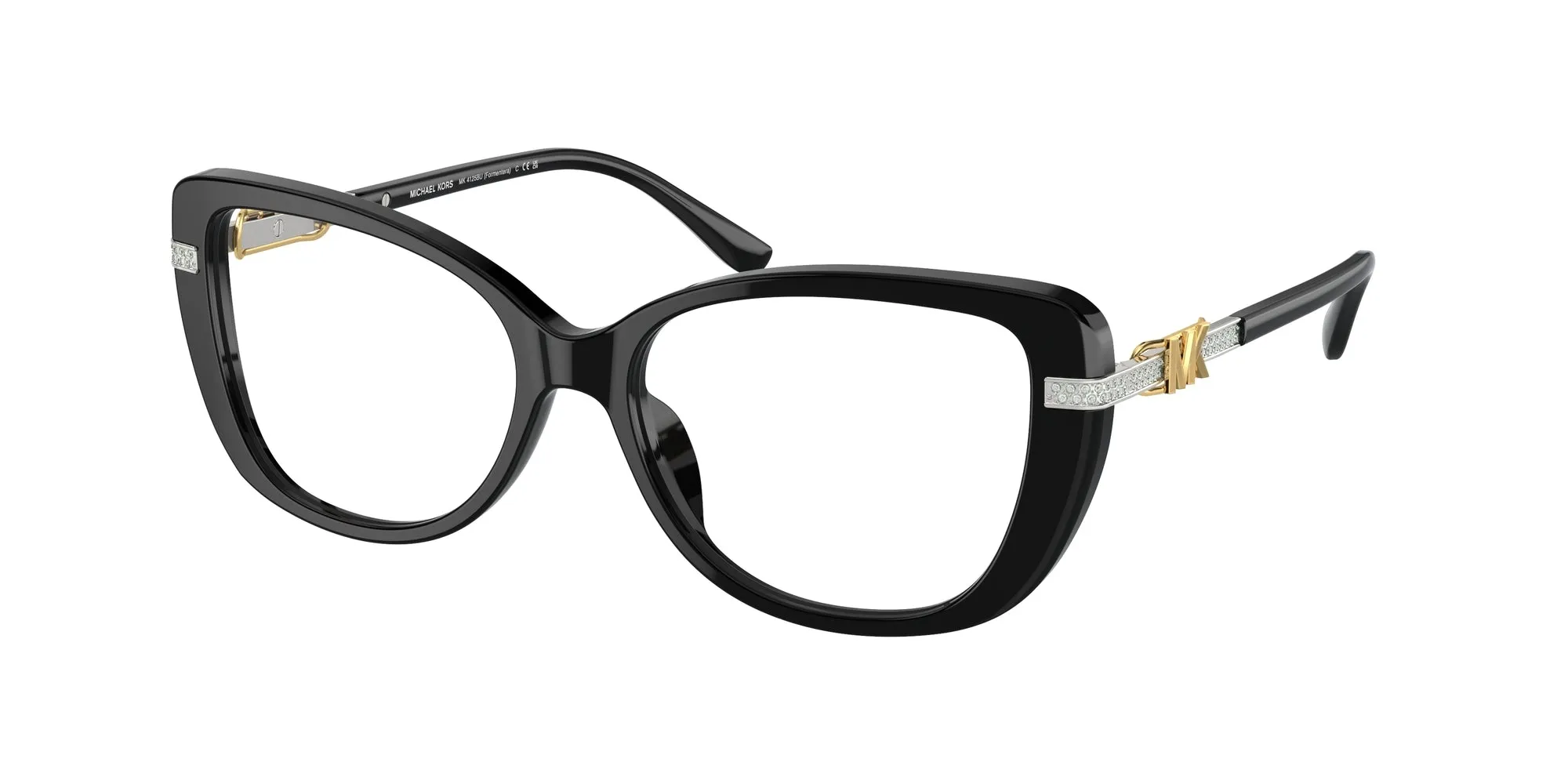 Michael Kors MK4125BU FORMENTERA 3005 Montature da vista Acetato Nero Cat Eye Normale - immagine 1