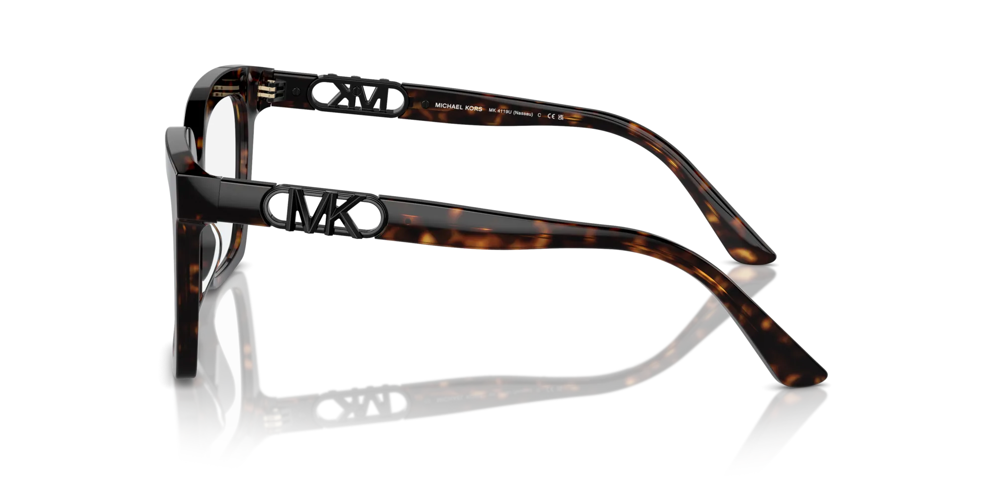 Michael Kors MK4119U NASSAU 3006 Montature da vista Acetato Tartaruga Squadrata Normale - immagine 4