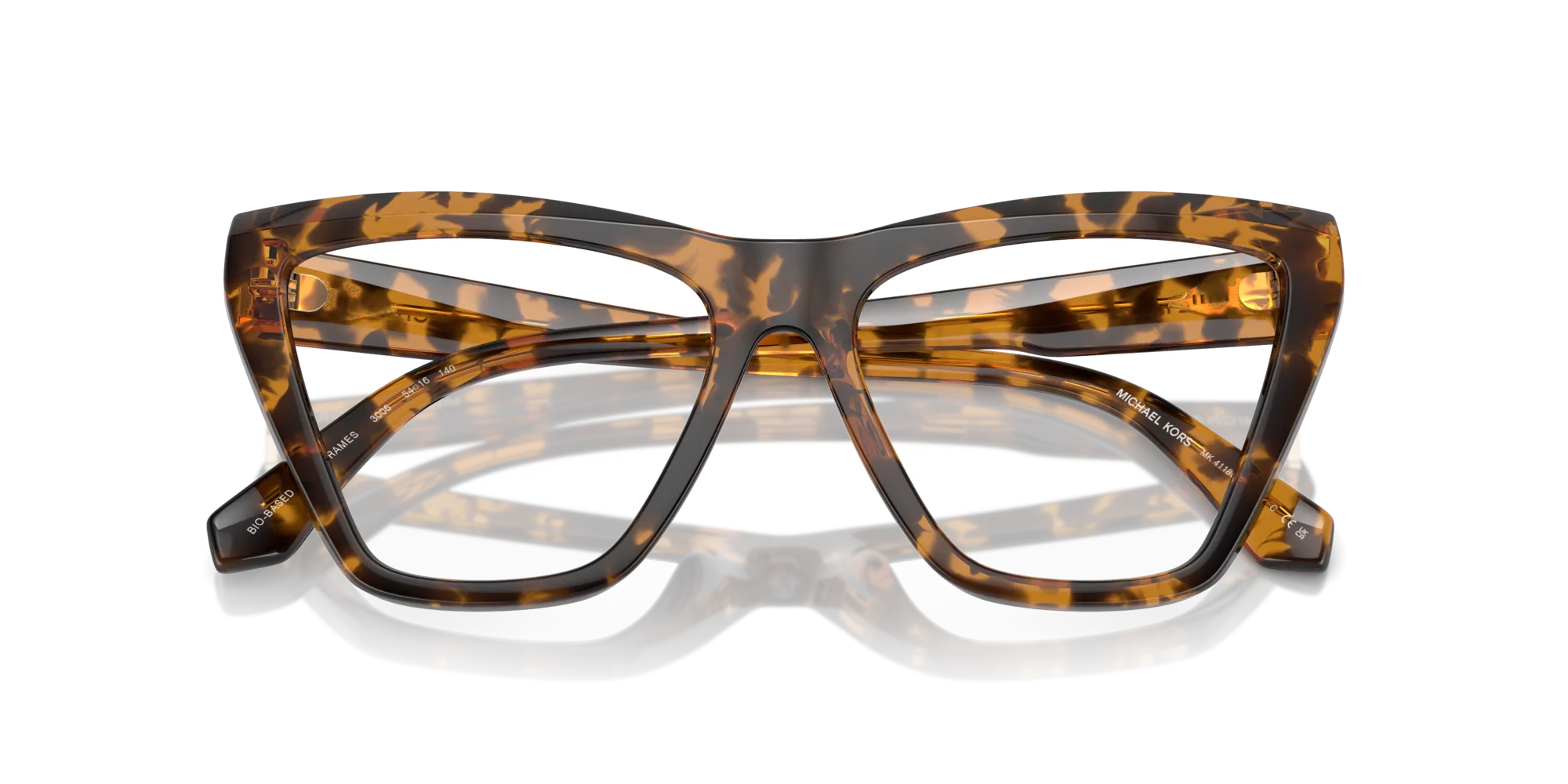 Michael Kors MK4118U HAWAII 3006 Montature da vista Iniettato Tartaruga Trasparente Cat Eye Normale - immagine 2