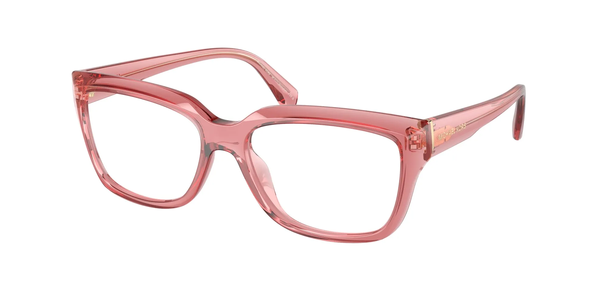 Michael Kors MK4117U BIRMINGHAM 3970 Montature da vista Iniettato Rosa Trasparente Squadrata Normale - immagine 1