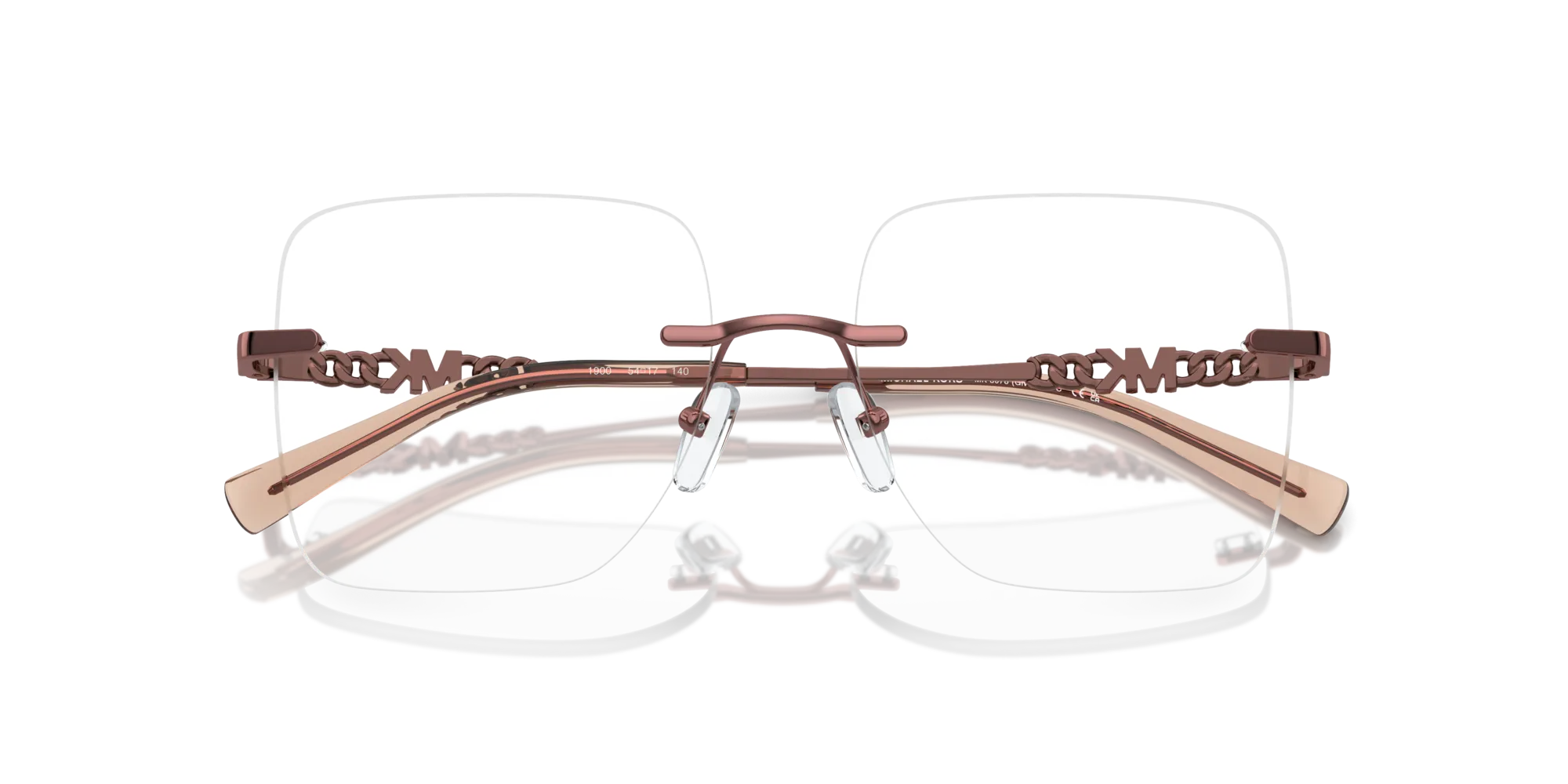 Michael Kors MK3078 GIVERNY 1900 Montature da vista Metallo Rame Trasparente Squadrata Normale - immagine 2