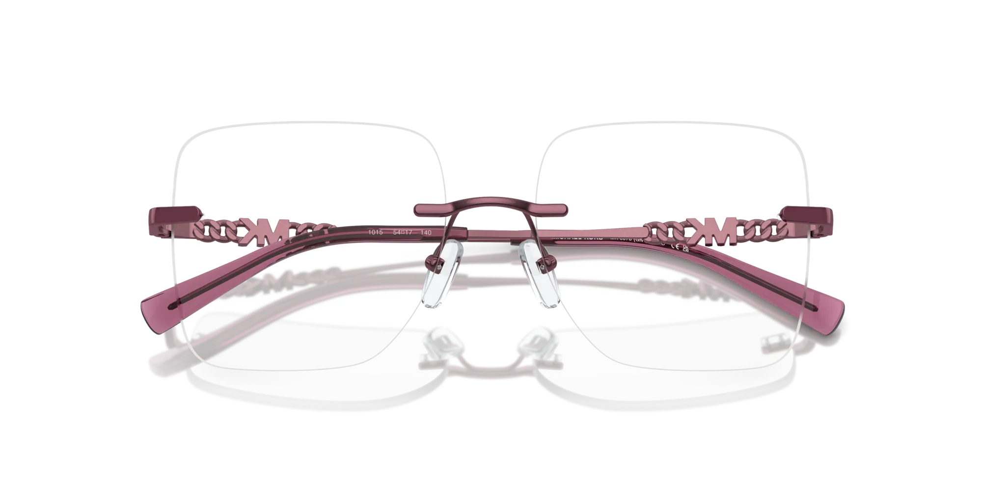 Michael Kors MK3078 GIVERNY 1015 Montature da vista Metallo Rosa Trasparente Squadrata Normale - immagine 2