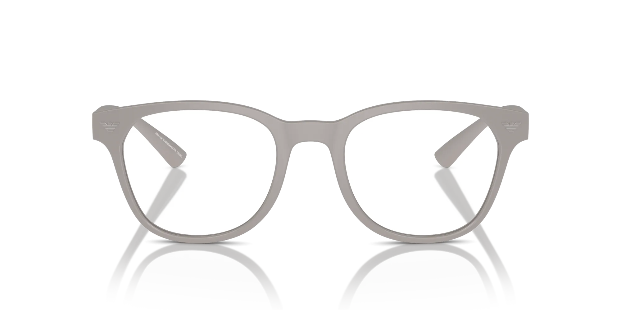 Emporio Armani EA3240U 6100 Montature da vista Iniettato Grigio Pantos Normale - immagine 3