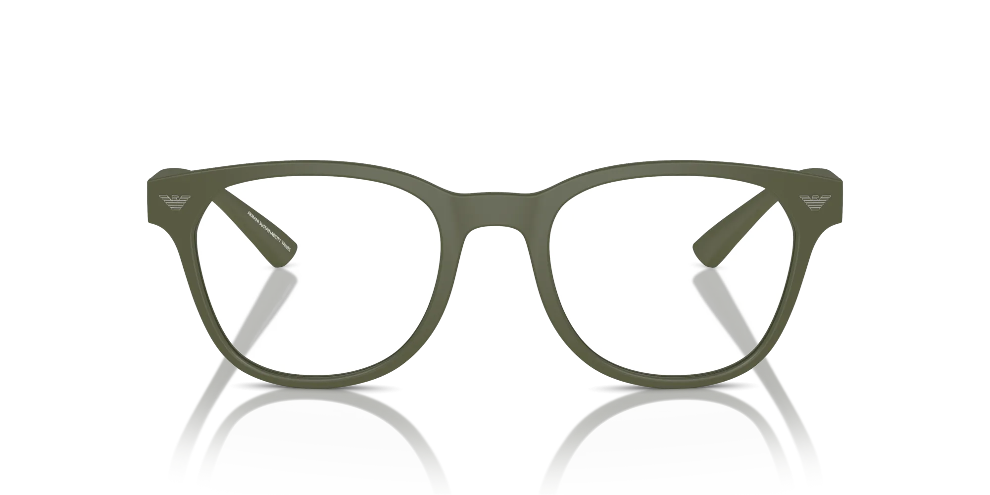 Emporio Armani EA3240U 6099 Montature da vista Iniettato Verde Pantos Normale - immagine 3