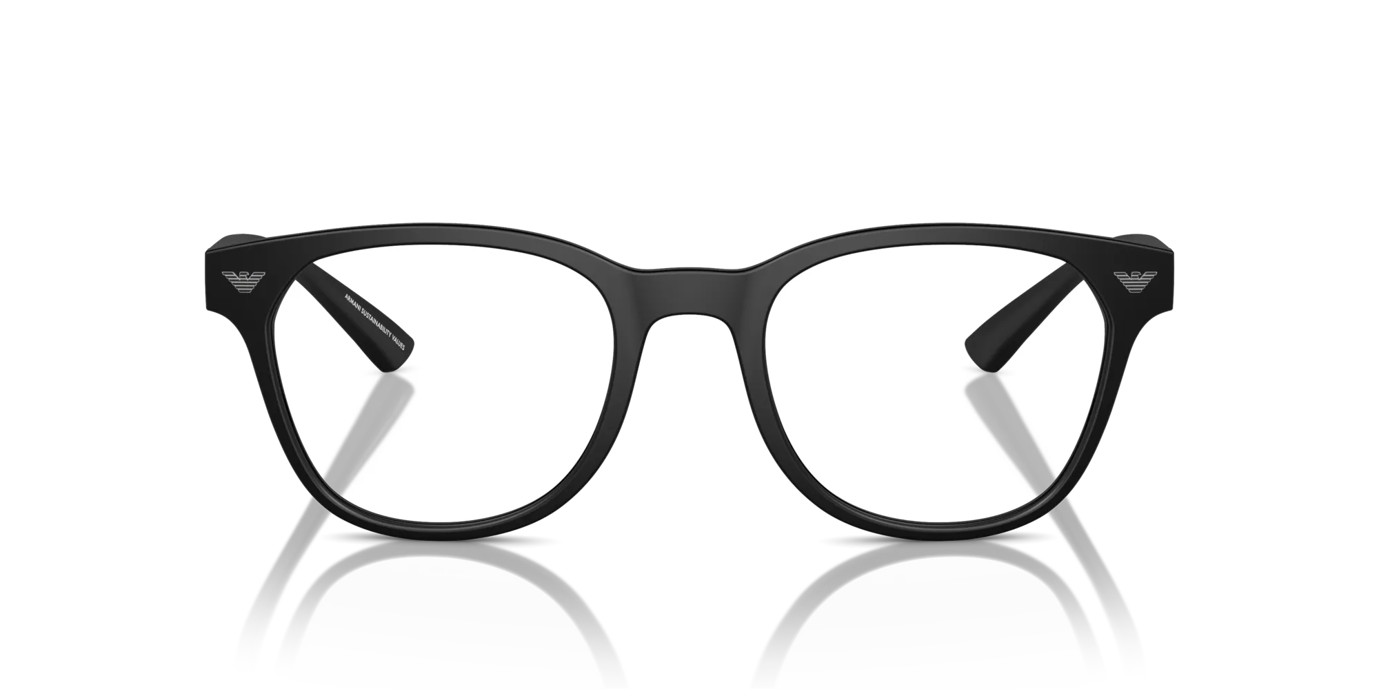 Emporio Armani EA3240U 5001 Montature da vista Iniettato Nero Pantos Normale - immagine 3