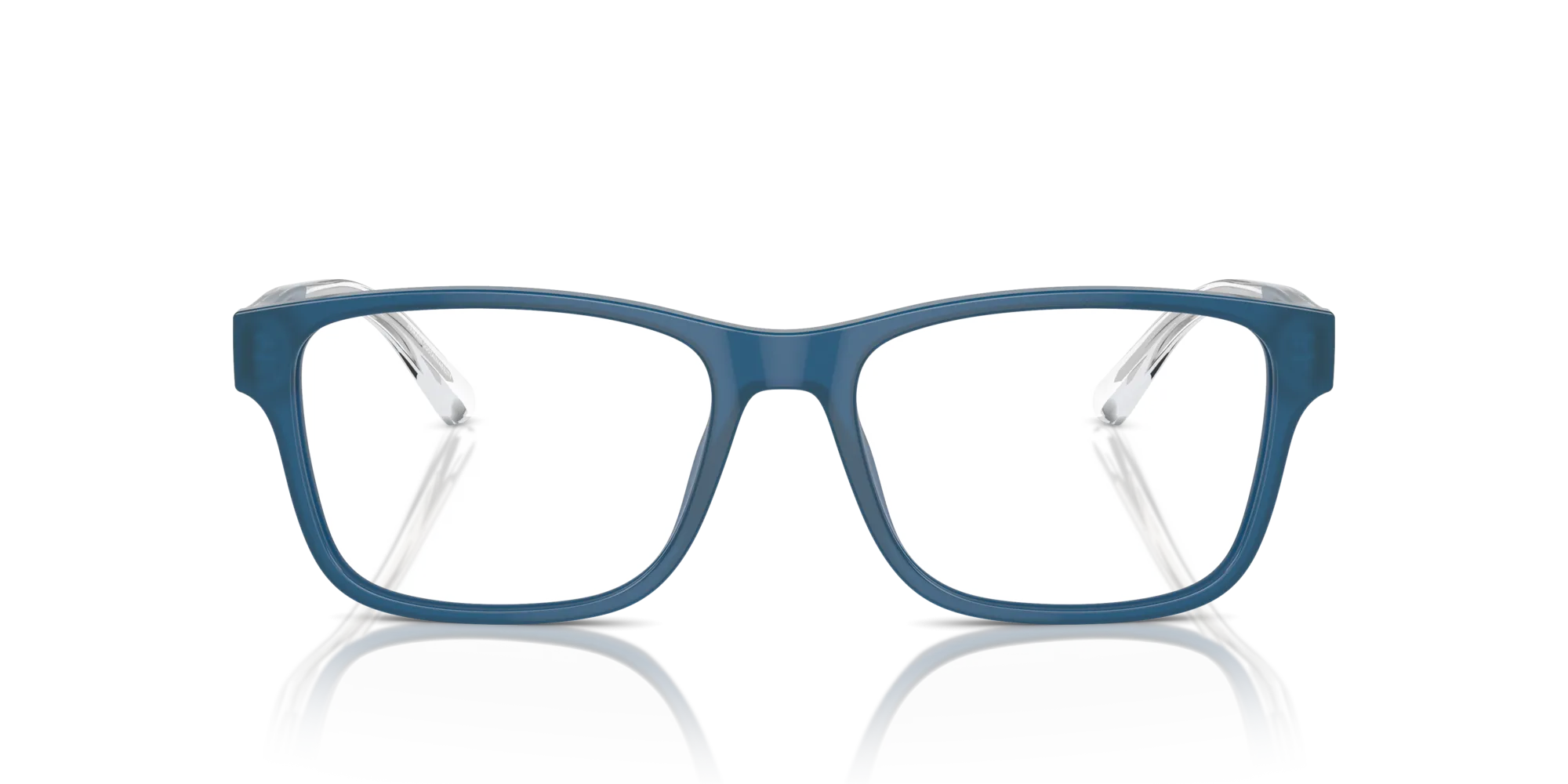 Emporio Armani EA3239 6092 Montature da vista Acetato Blu Squadrata Normale - immagine 3