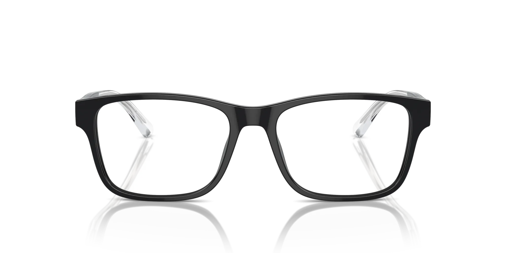 Emporio Armani EA3239 5017 Montature da vista Acetato Nero Squadrata Normale - immagine 3
