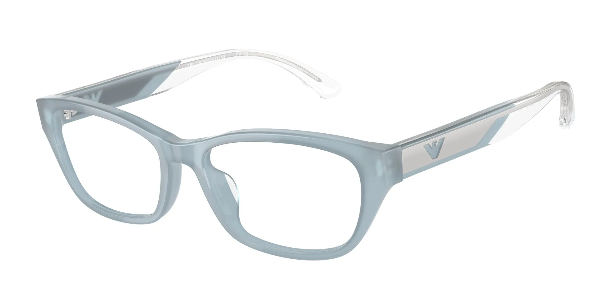 Emporio Armani EA3238U 6096 Montature da vista Acetato Blu Cat Eye Normale - immagine 1