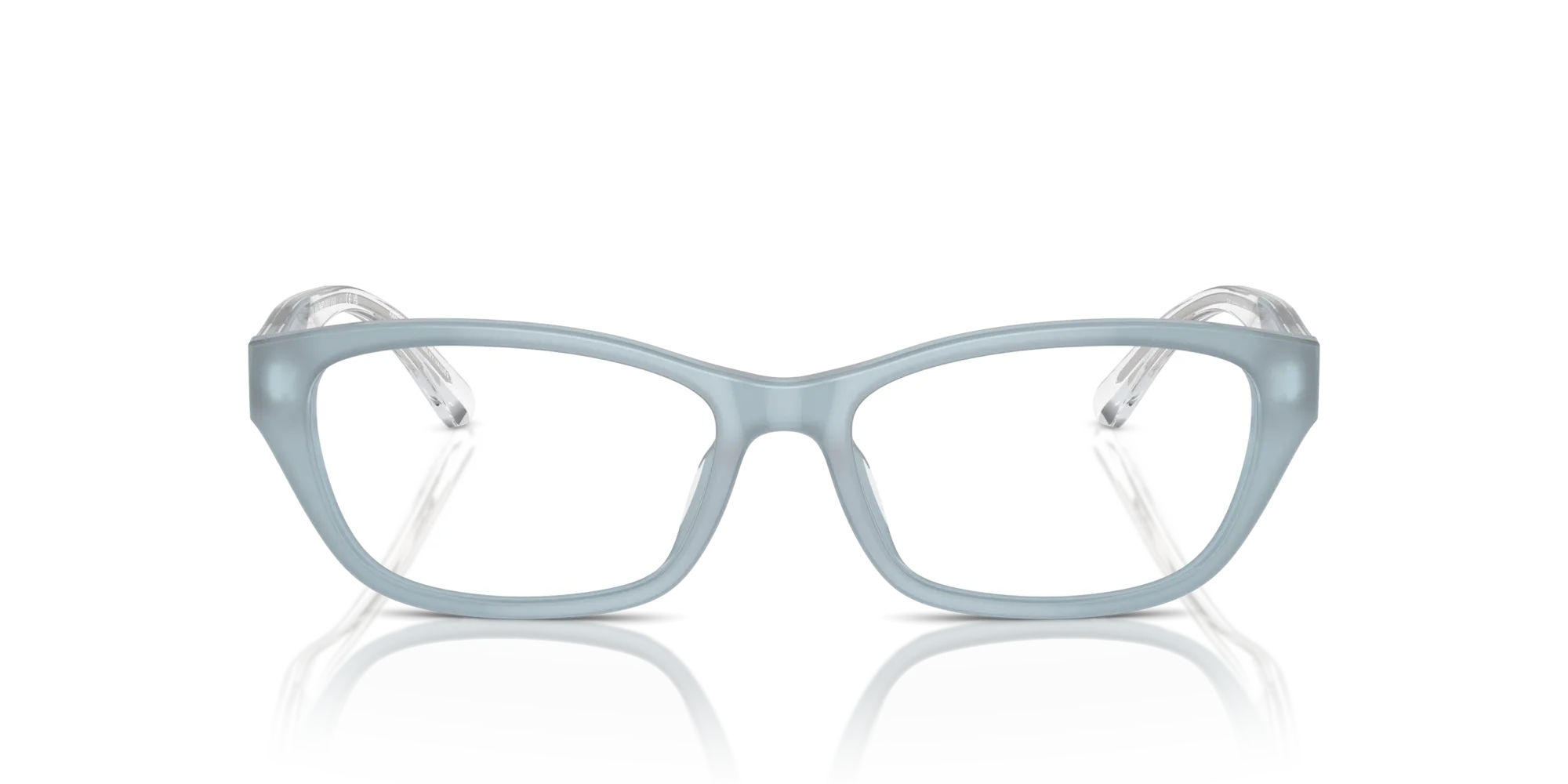Emporio Armani EA3238U 6096 Montature da vista Acetato Blu Cat Eye Normale - immagine 3