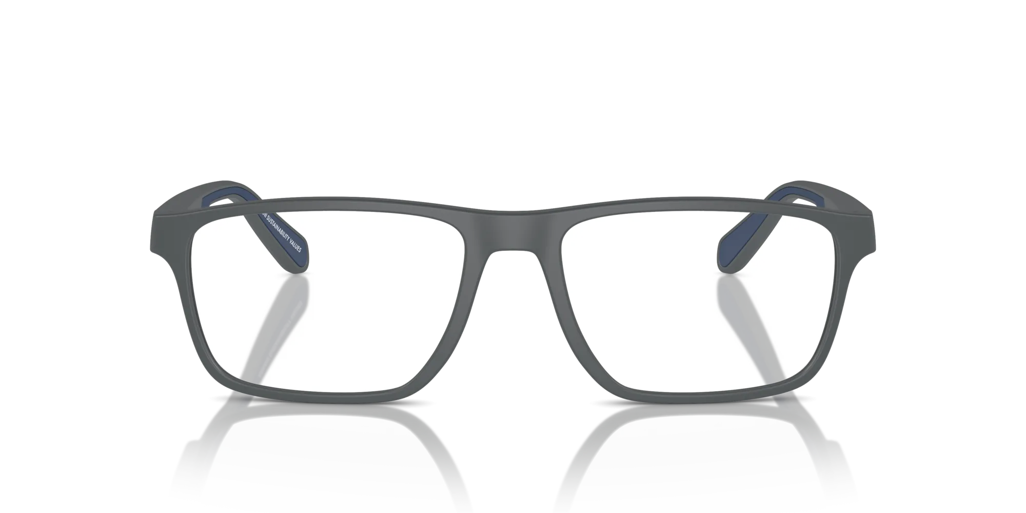 Emporio Armani EA3233 6103 Montature da vista Iniettato Grigio Squadrata Normale - immagine 3