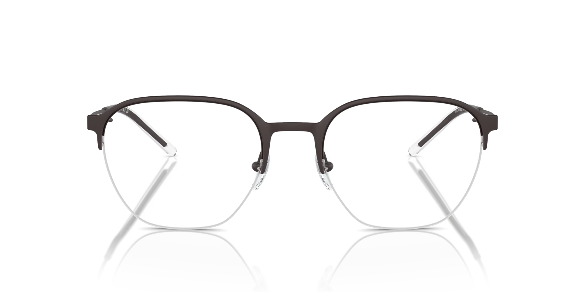 Emporio Armani EA1160 3380 Montature da vista Metallo Marrone Trasparente Pantos Normale - immagine 3