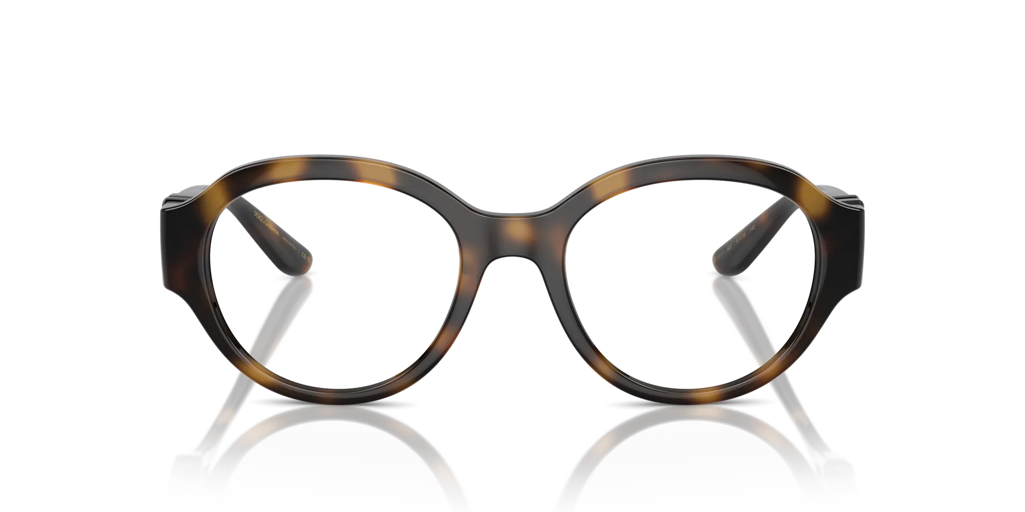 Dolce & Gabbana DG5111 502 Montature da vista Iniettato Tartaruga Trasparente Pantos Normale - immagine 3
