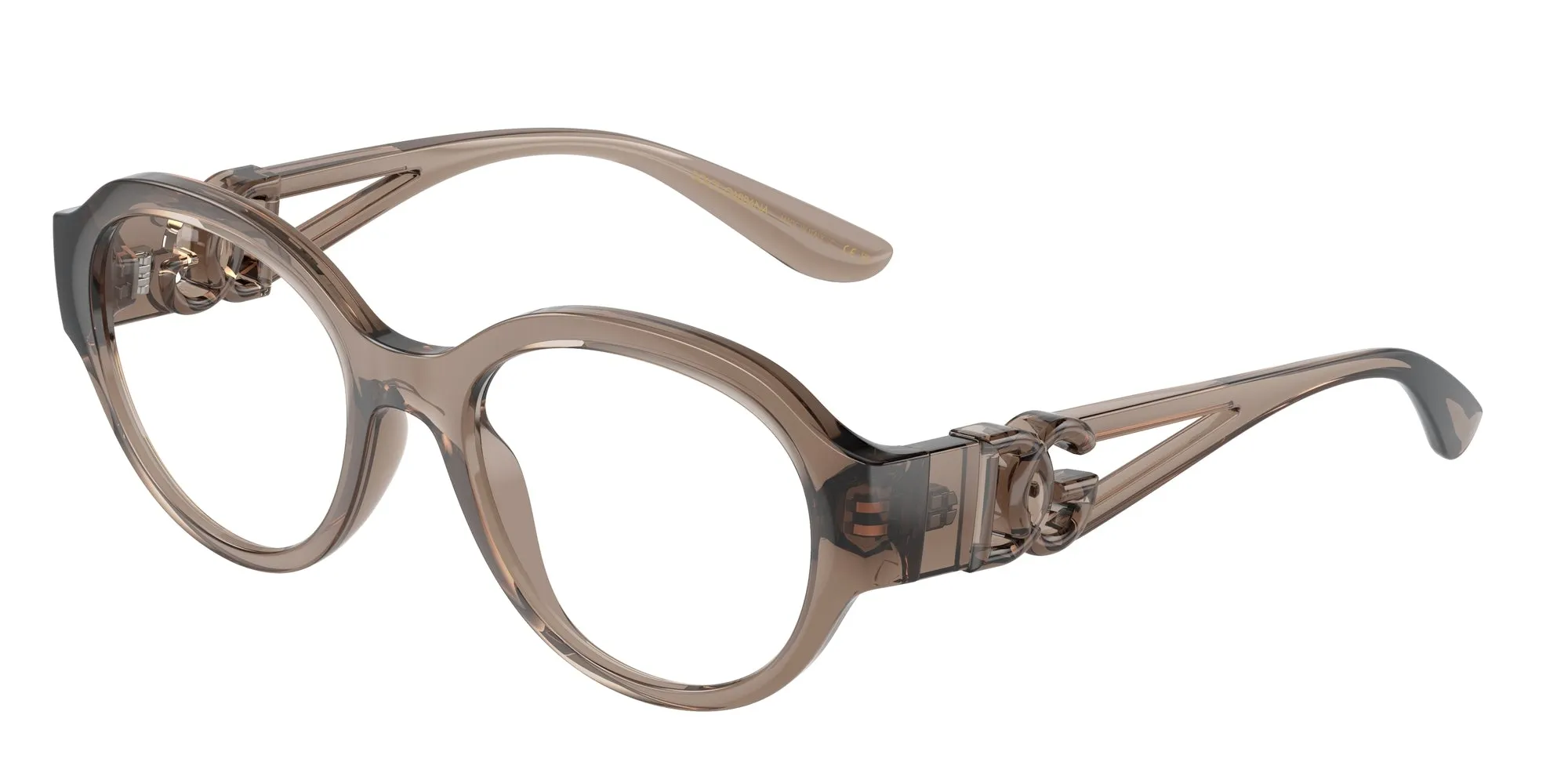 Dolce & Gabbana DG5111 3291 Montature da vista Iniettato Grigio Trasparente Pantos Normale - immagine 1
