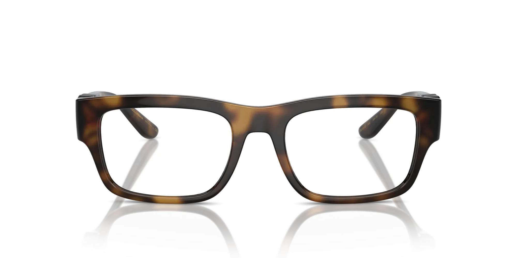 Dolce & Gabbana DG5110 502 Montature da vista Iniettato Tartaruga Trasparente Squadrata Normale - immagine 3