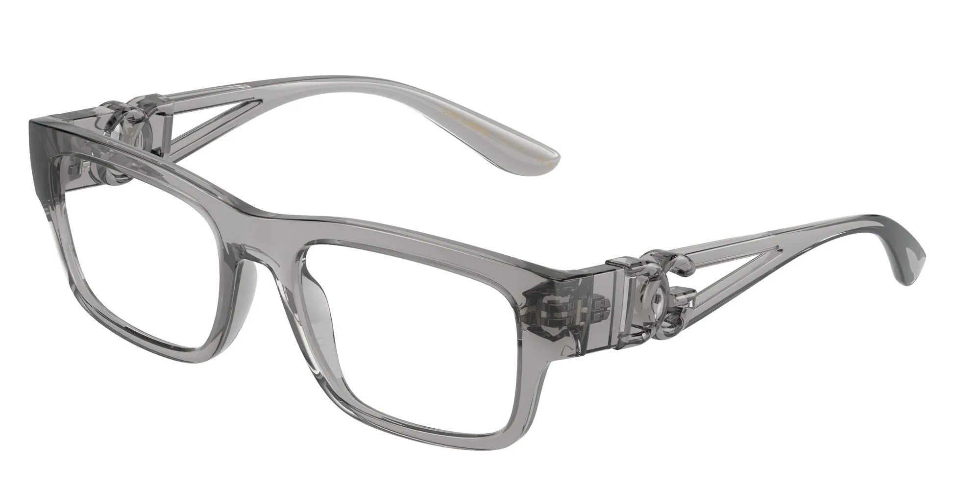 Dolce & Gabbana DG5110 3160 Montature da vista Iniettato Grigio Trasparente Squadrata Normale - immagine 1