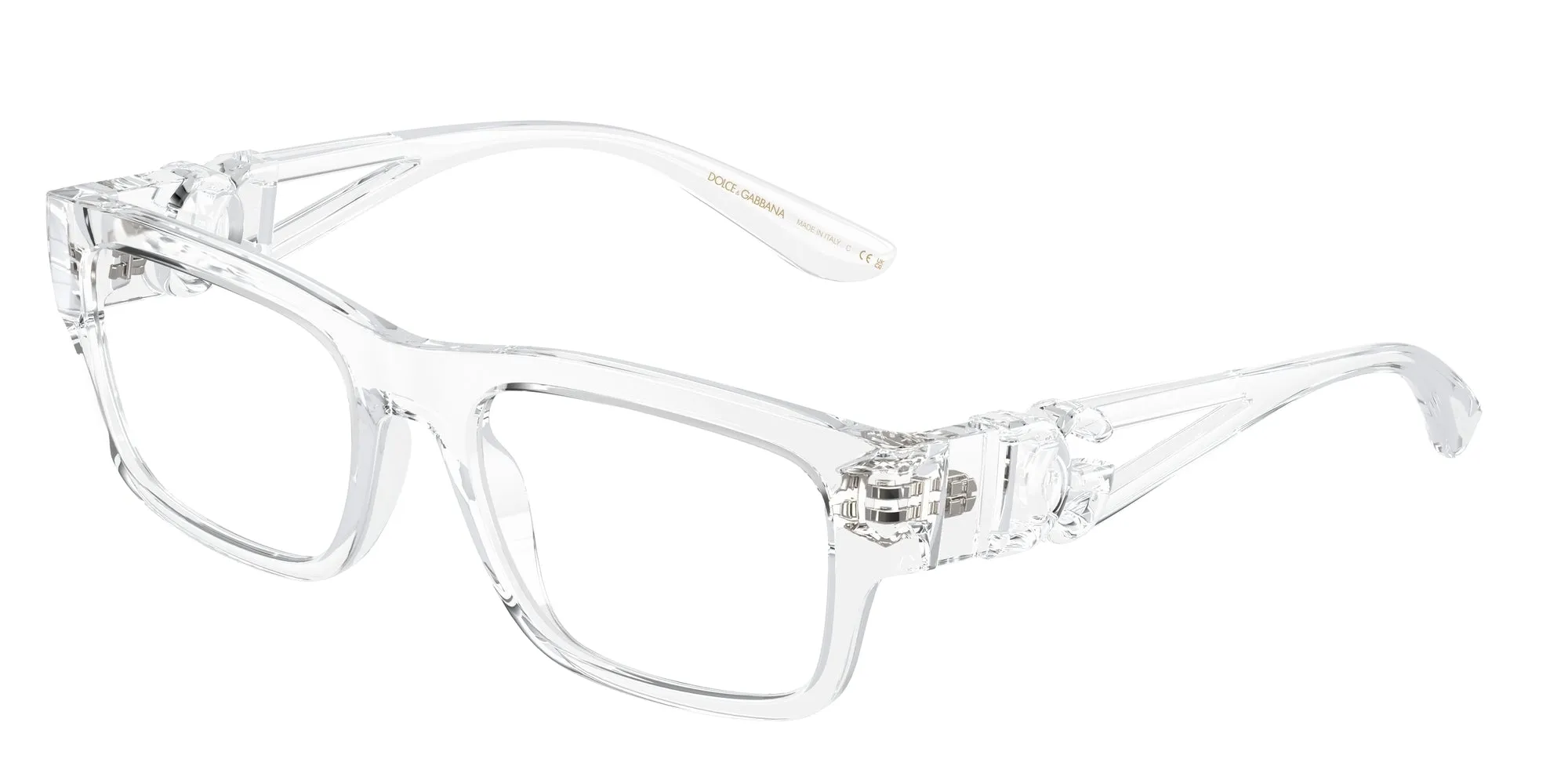 Dolce & Gabbana DG5110 3133 Montature da vista Iniettato Trasparente Trasparente Squadrata Normale - immagine 1