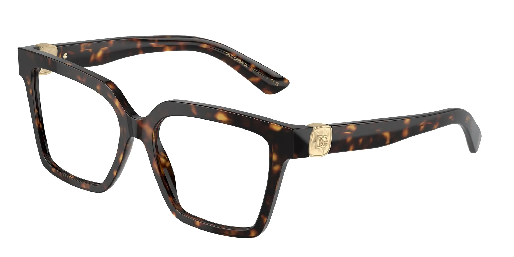 Dolce & Gabbana DG3395 502 Montature da vista Acetato Tartaruga Squadrata Normale - immagine 1
