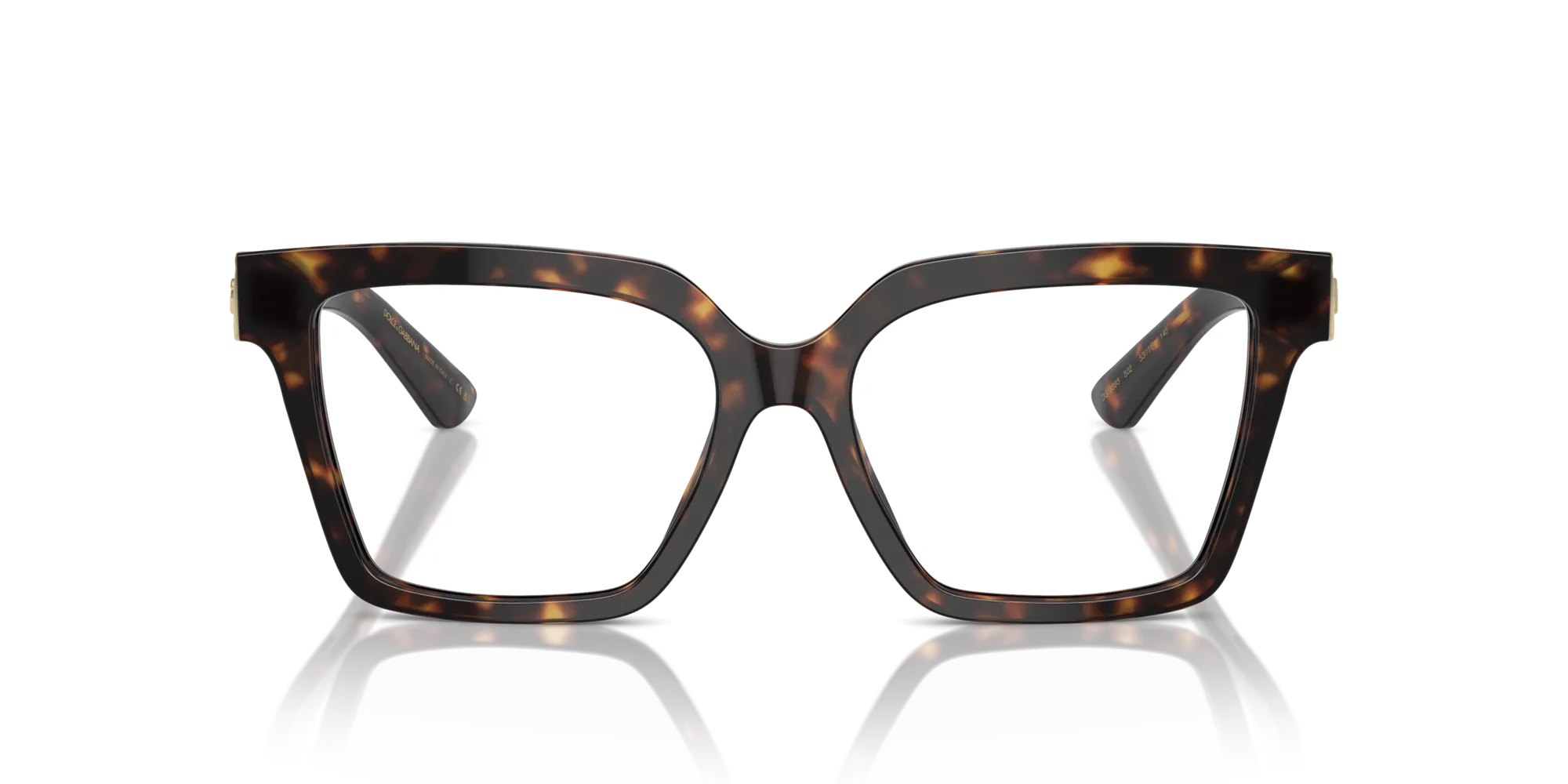 Dolce & Gabbana DG3395 502 Montature da vista Acetato Tartaruga Squadrata Normale - immagine 3