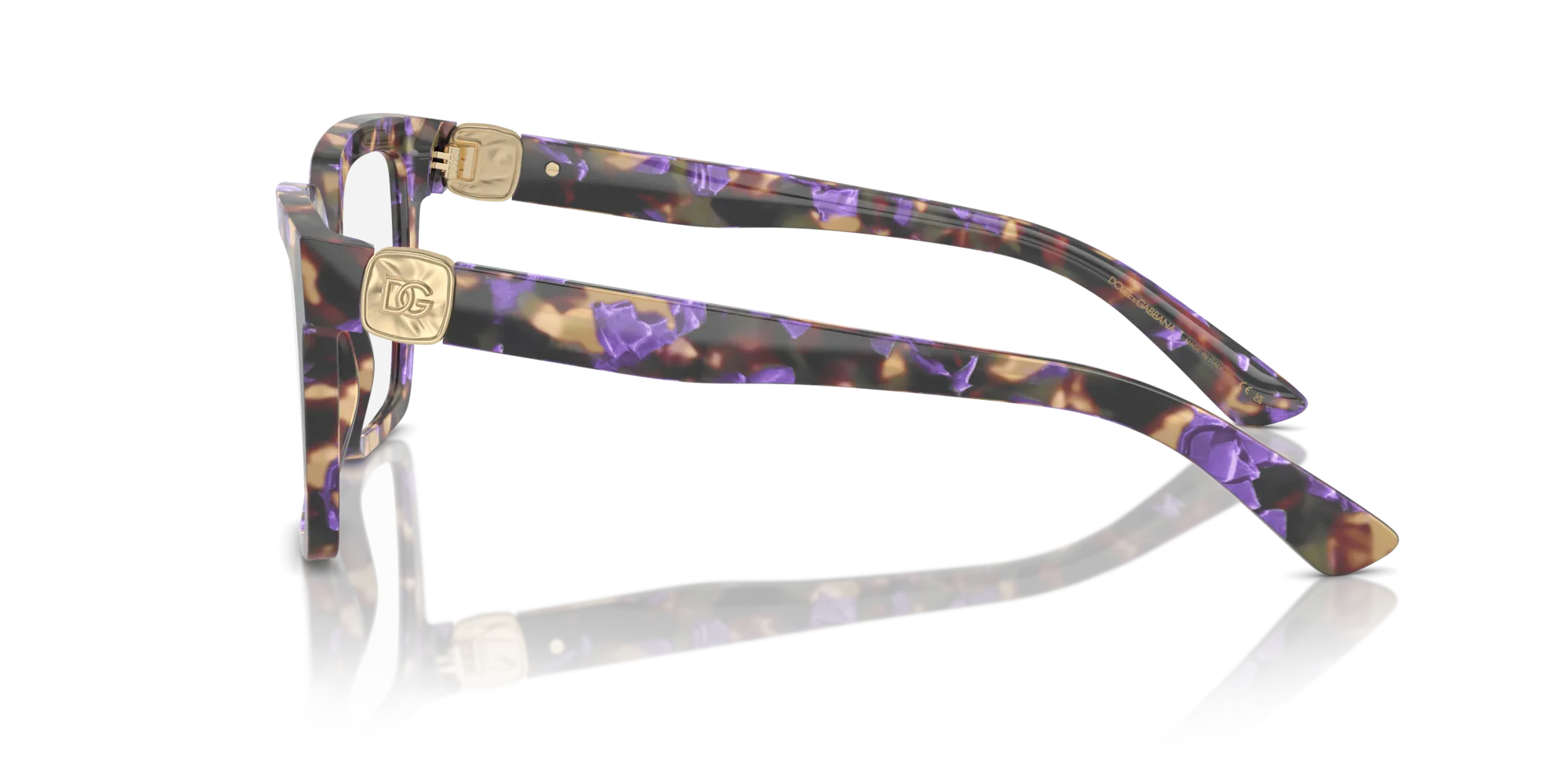 Dolce & Gabbana DG3395 3439 Montature da vista Acetato Blu Squadrata Normale - immagine 4