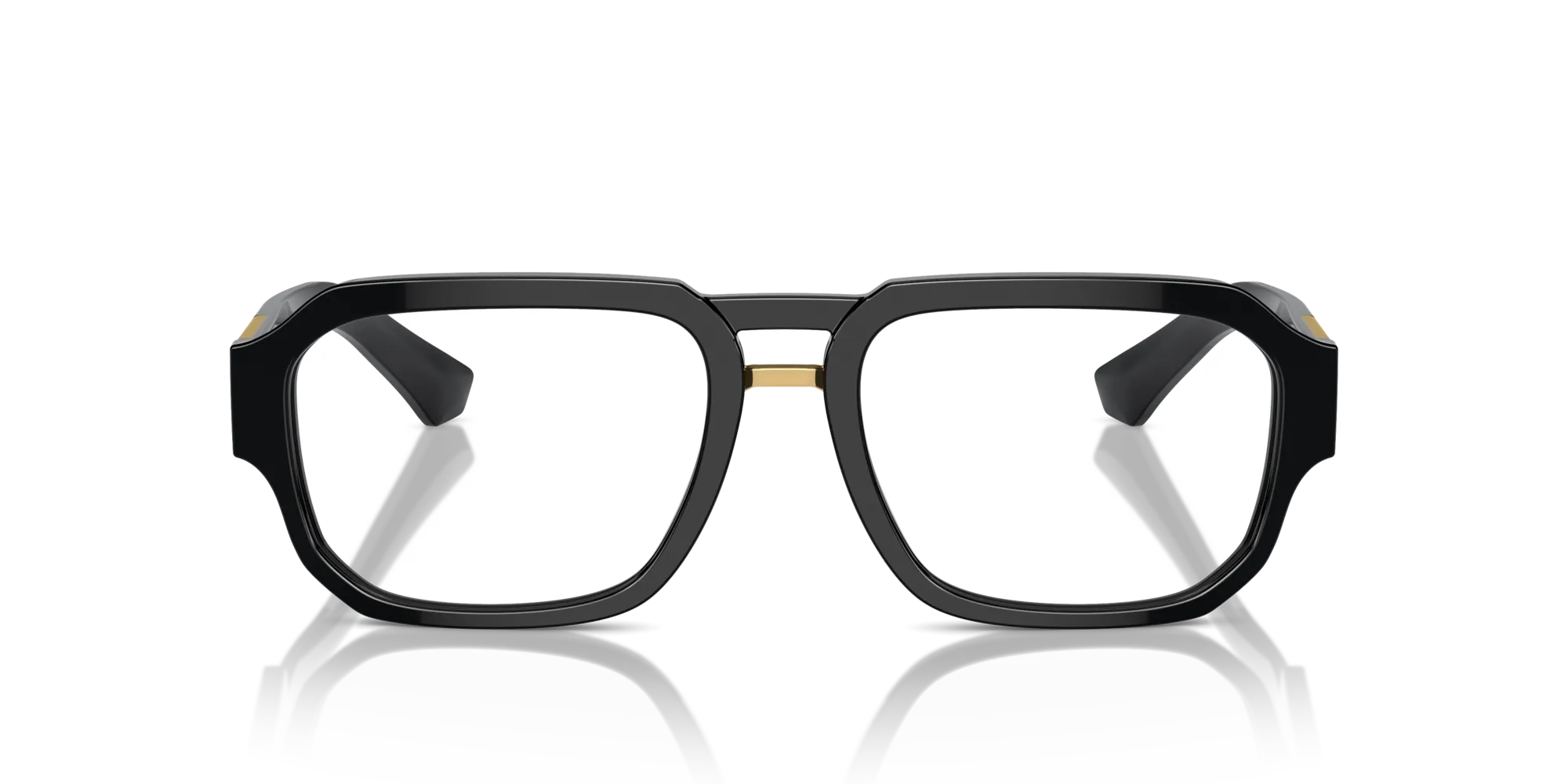Dolce & Gabbana DG3389 501 Montature da vista Acetato Nero Pilot Normale - immagine 3