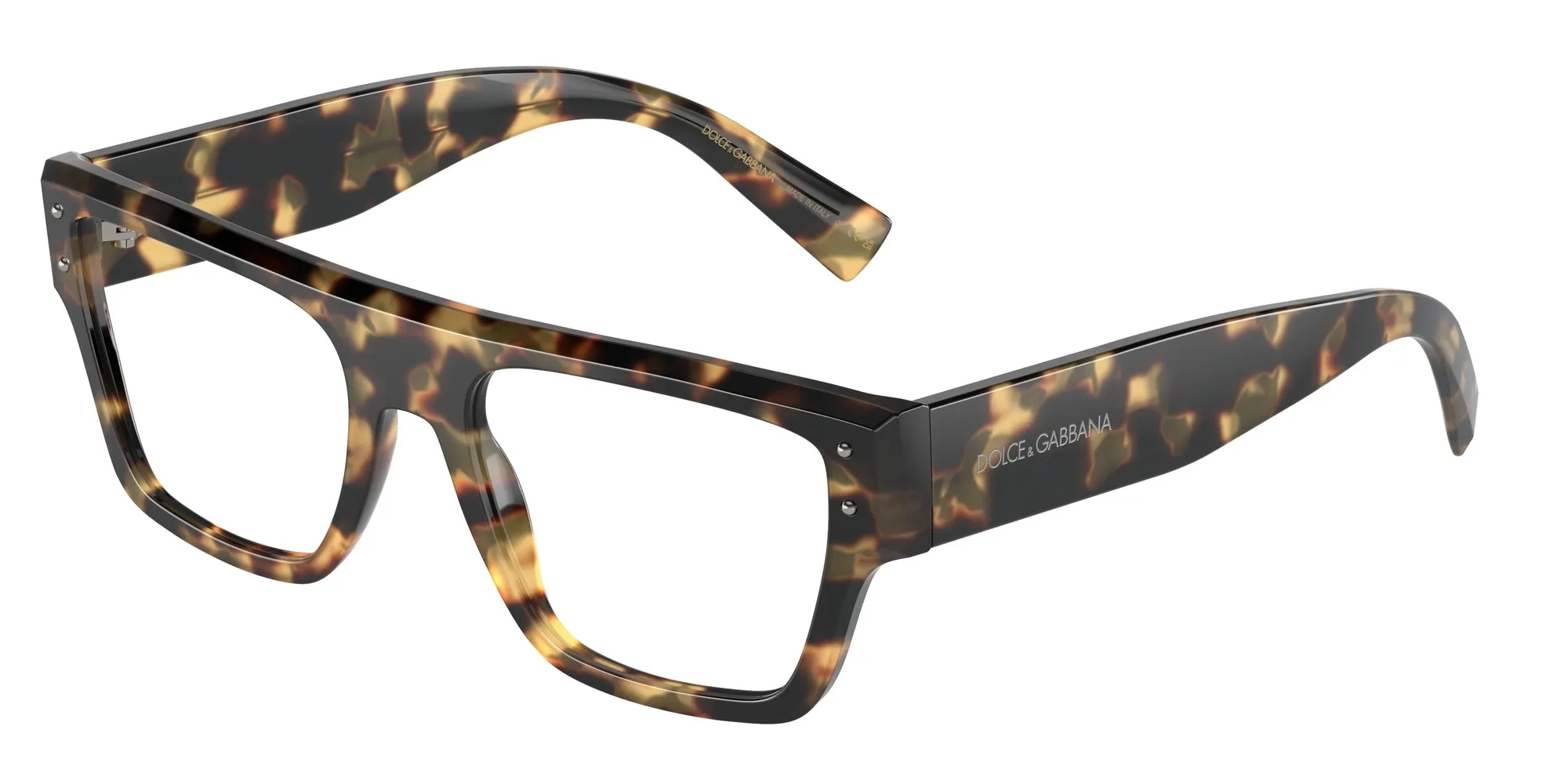 Dolce & Gabbana DG3384 512 Montature da vista Acetato Tartaruga Trasparente Squadrata Normale - immagine 1