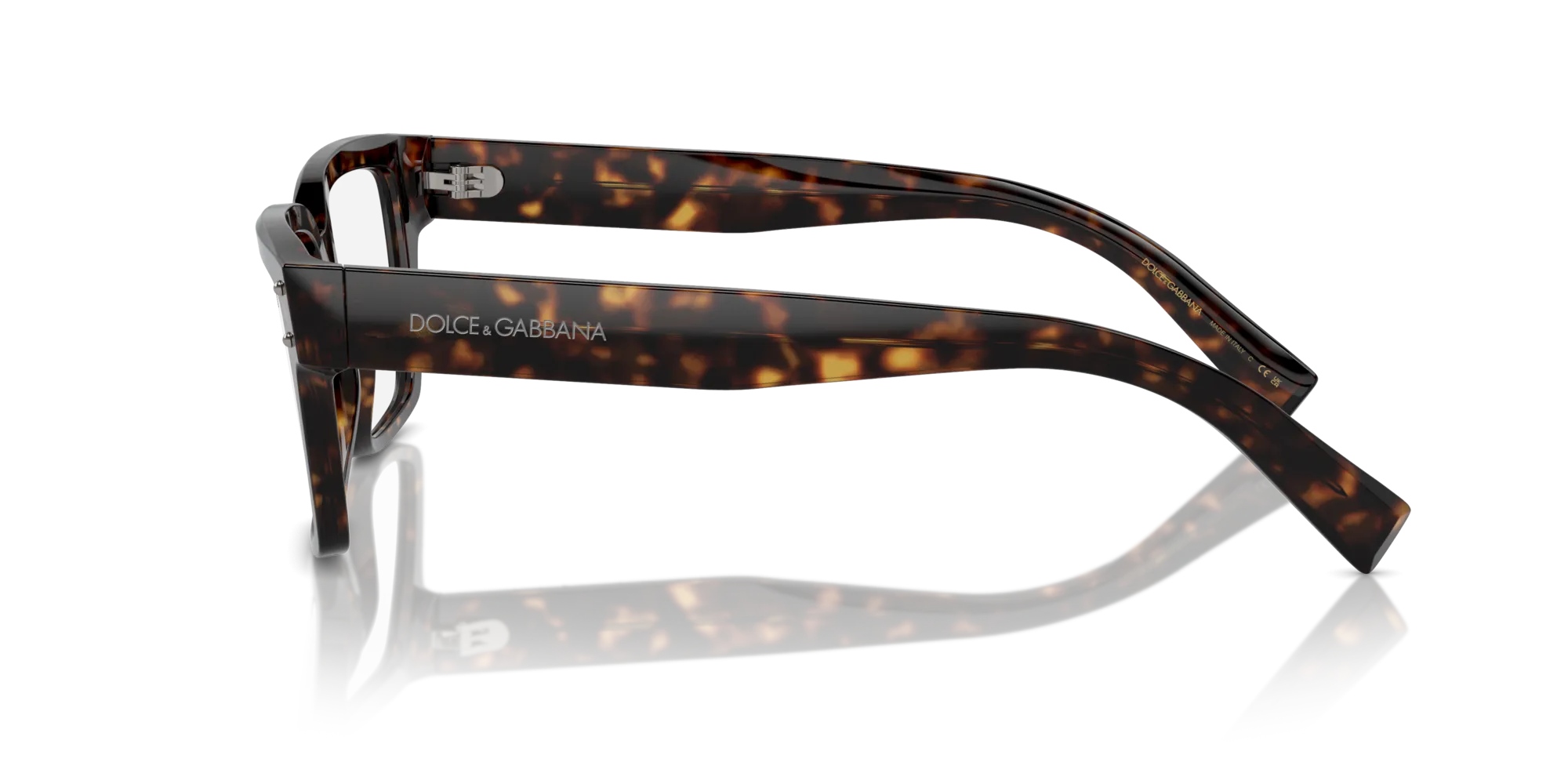 Dolce & Gabbana DG3383 502 Montature da vista Acetato Tartaruga Trasparente Squadrata Normale - immagine 4